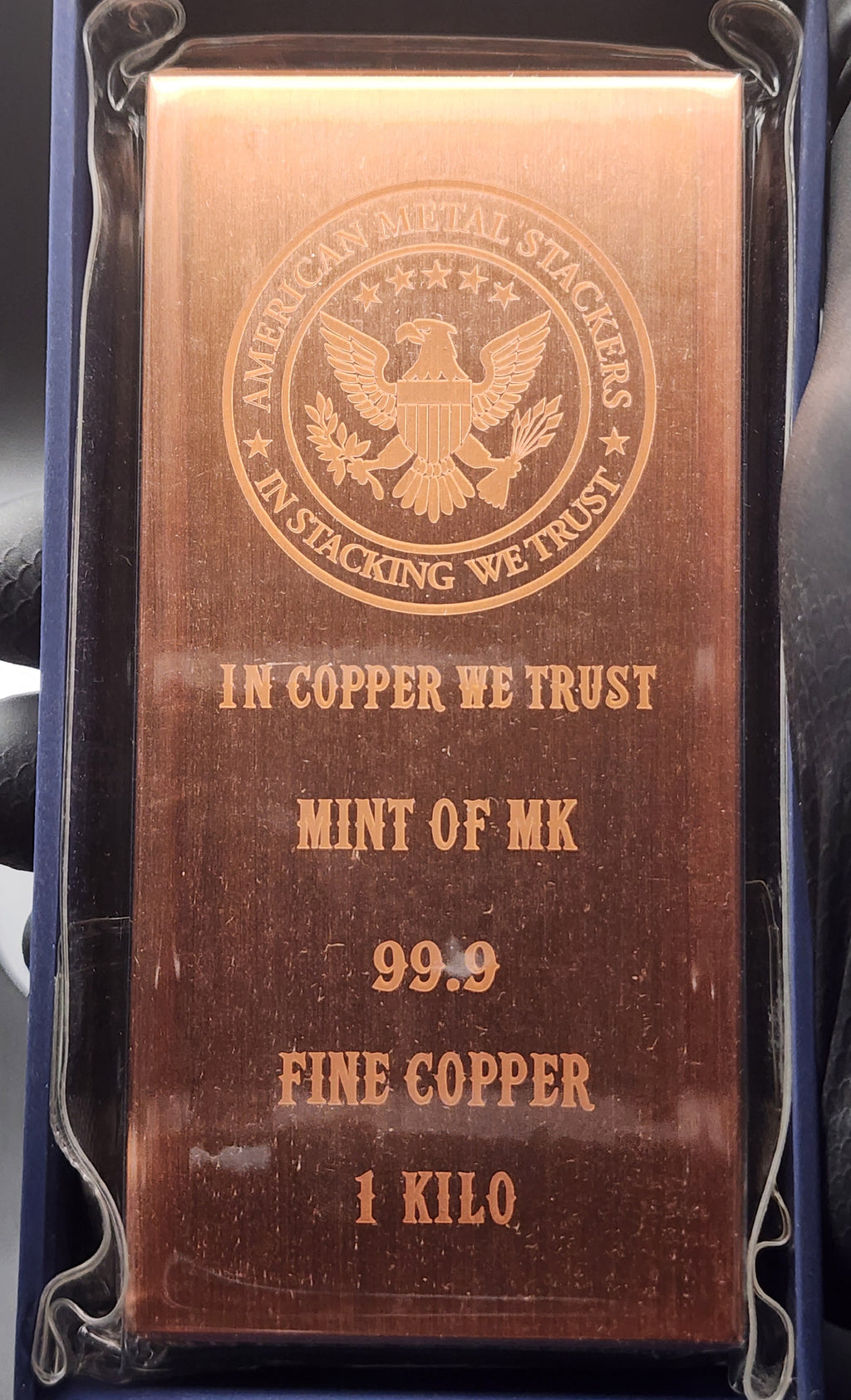 Mint of MK Kilo Copper Bar