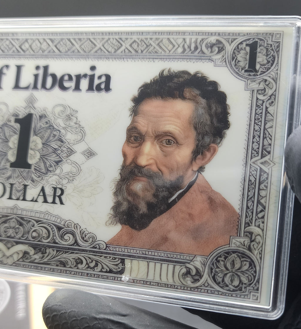 2026 Liberia Creation of Adam 1/10oz Silver Note