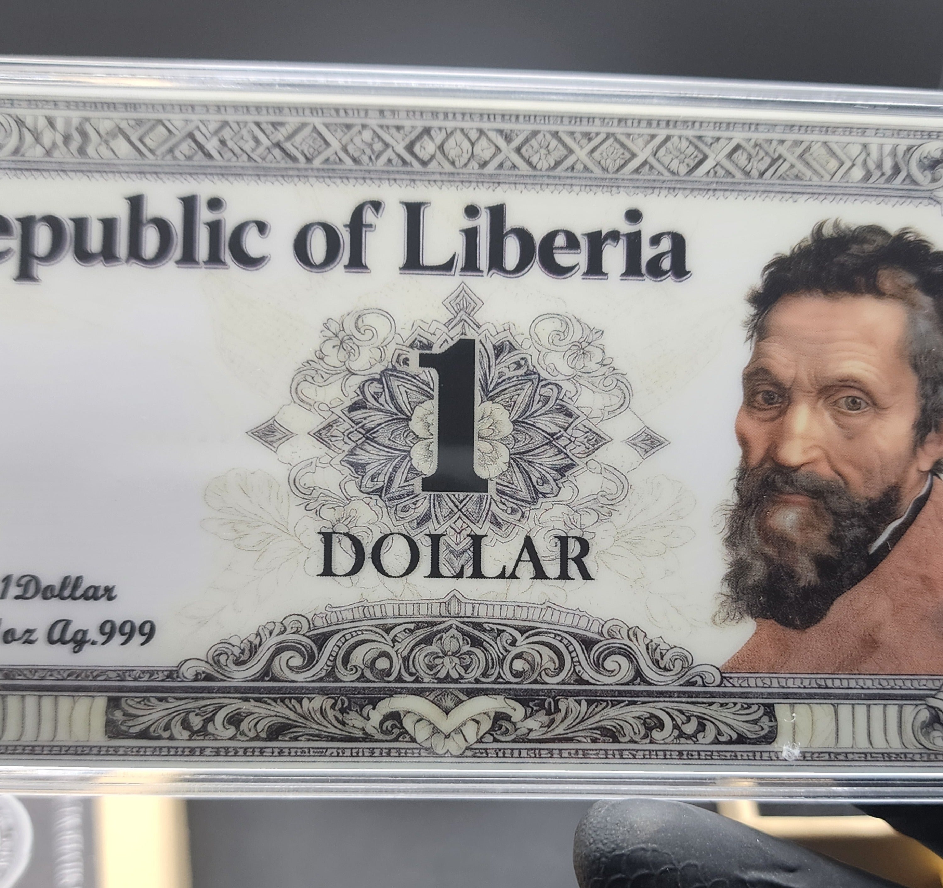 2026 Liberia Creation of Adam 1/10oz Silver Note