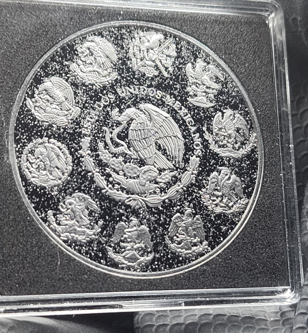 2024 Mexico Libertad Diamond Skull Edition 1oz Silver Coin (500 Minted)