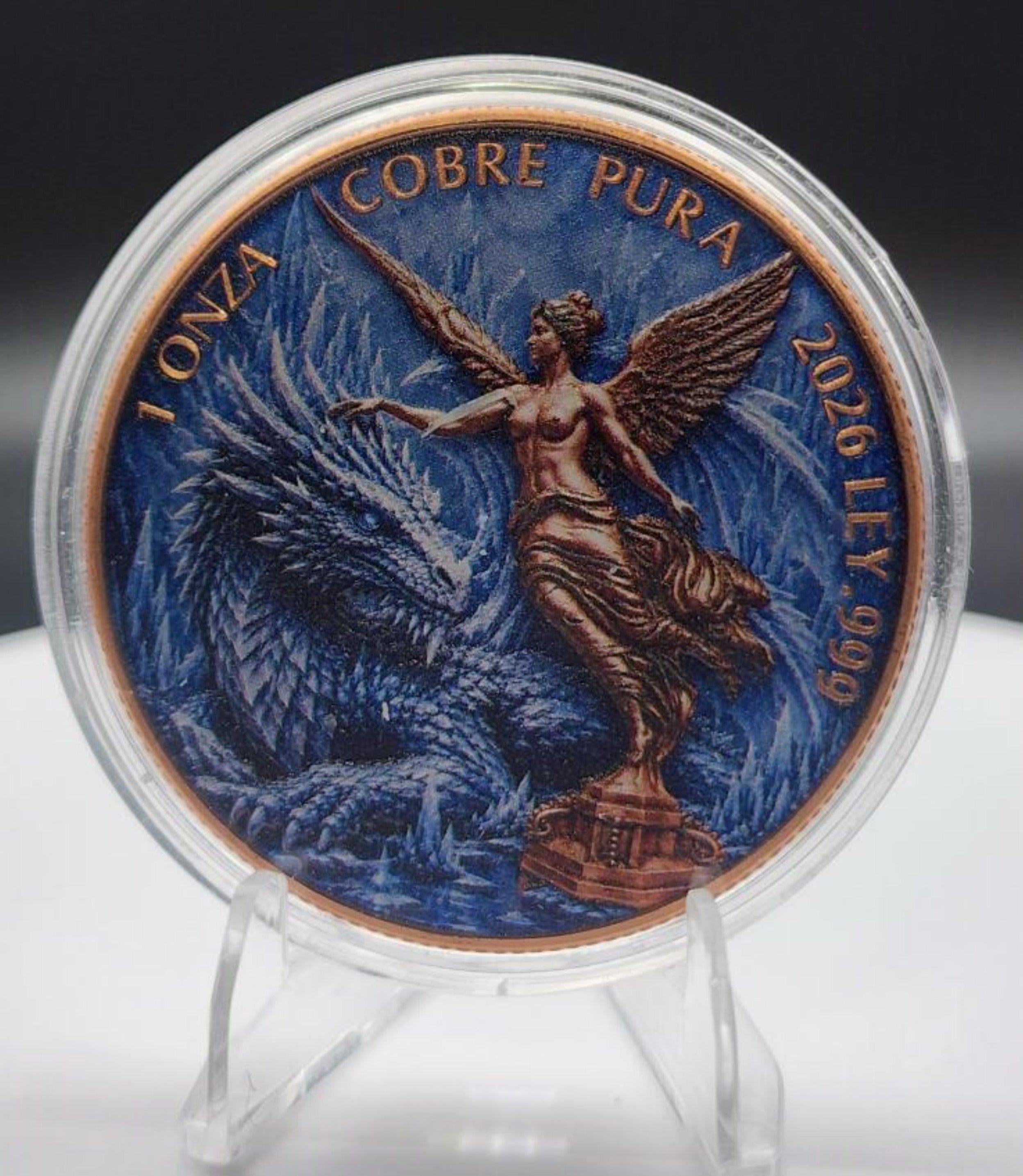 Fire and Ice Libertad Tribute Set 2x1oz Copper Rounds