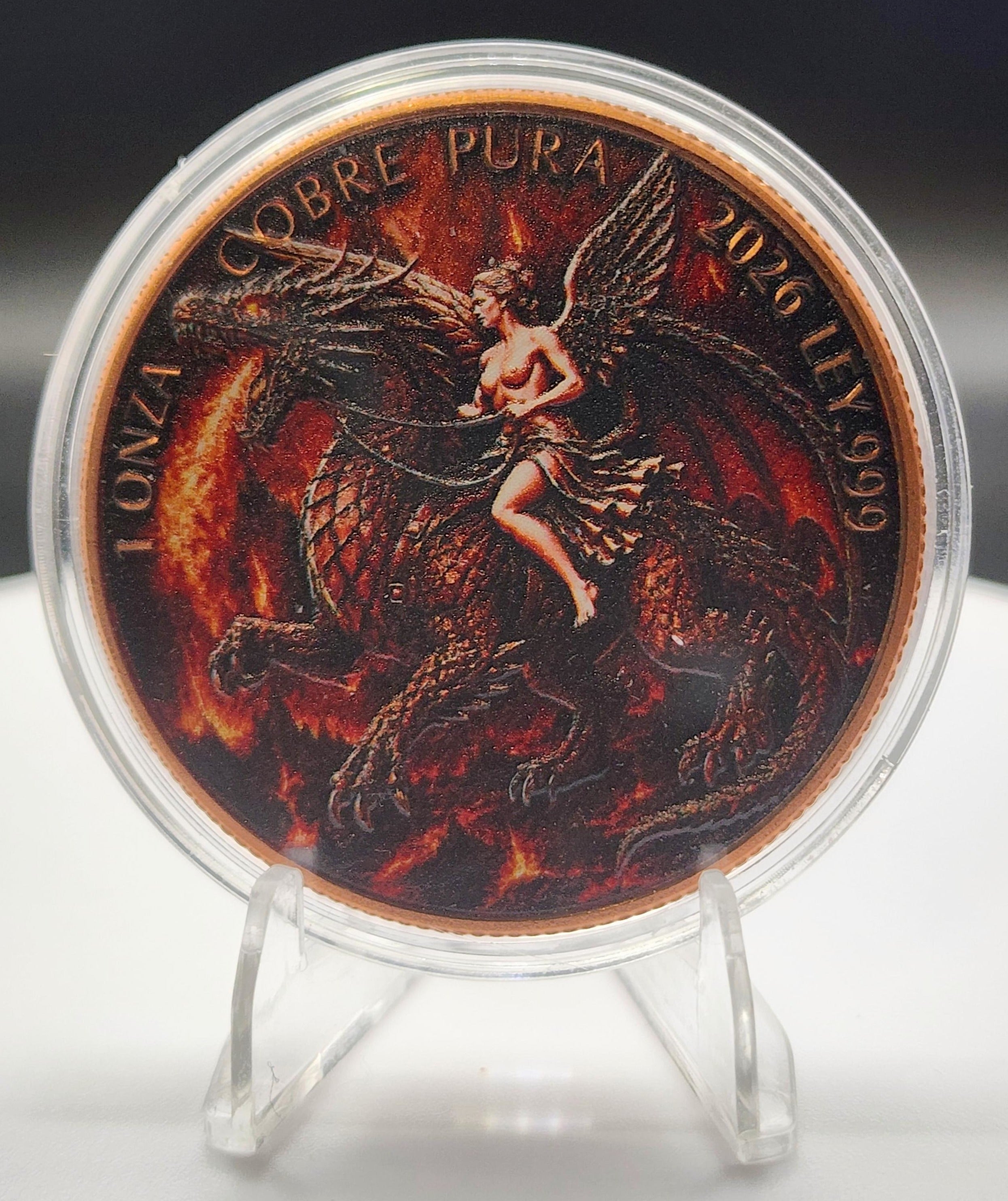 Fire and Ice Libertad Tribute Set 2x1oz Copper Rounds