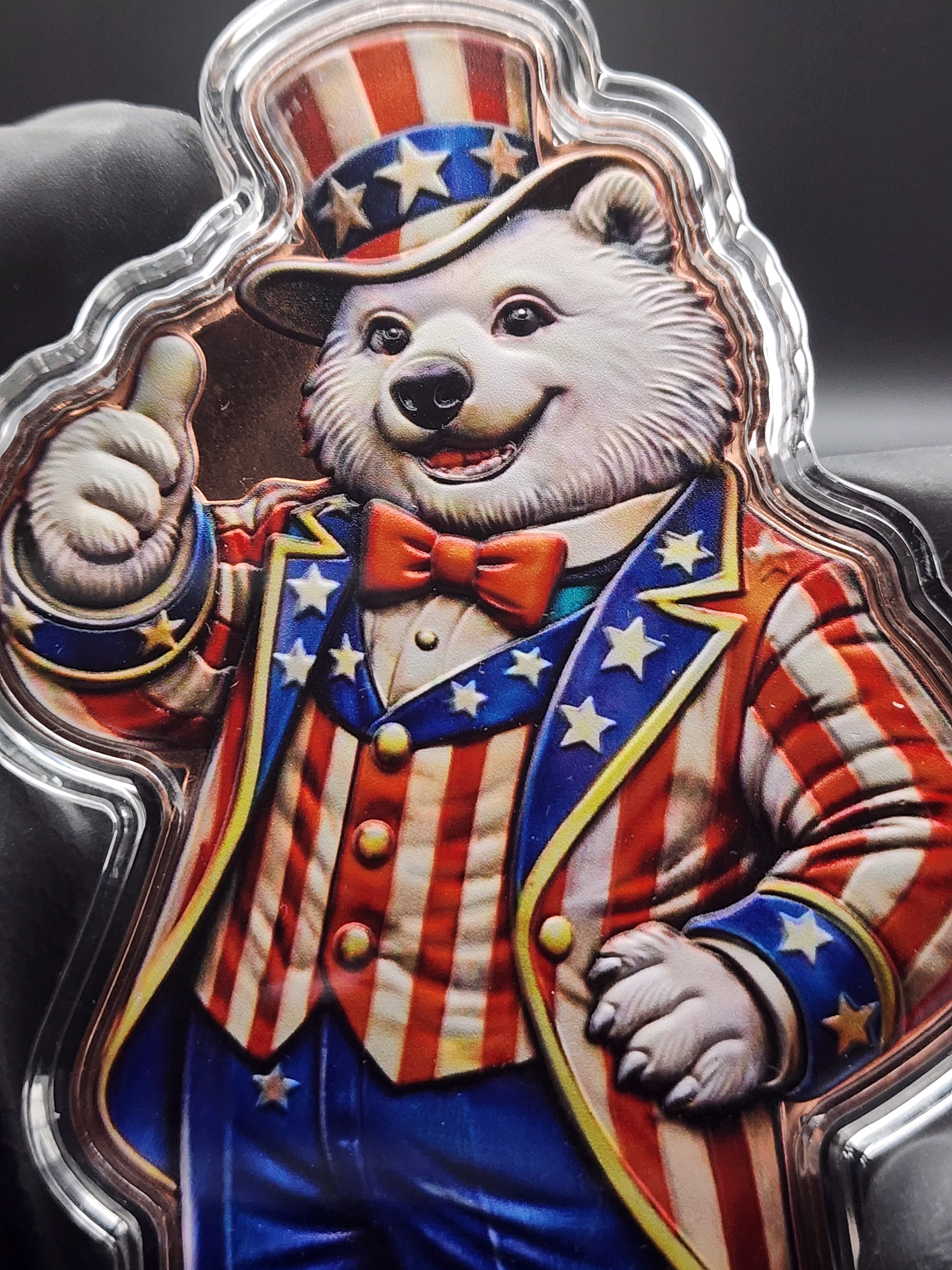 250th Liberty Bear 10oz Copper Bar (500 Mintage)