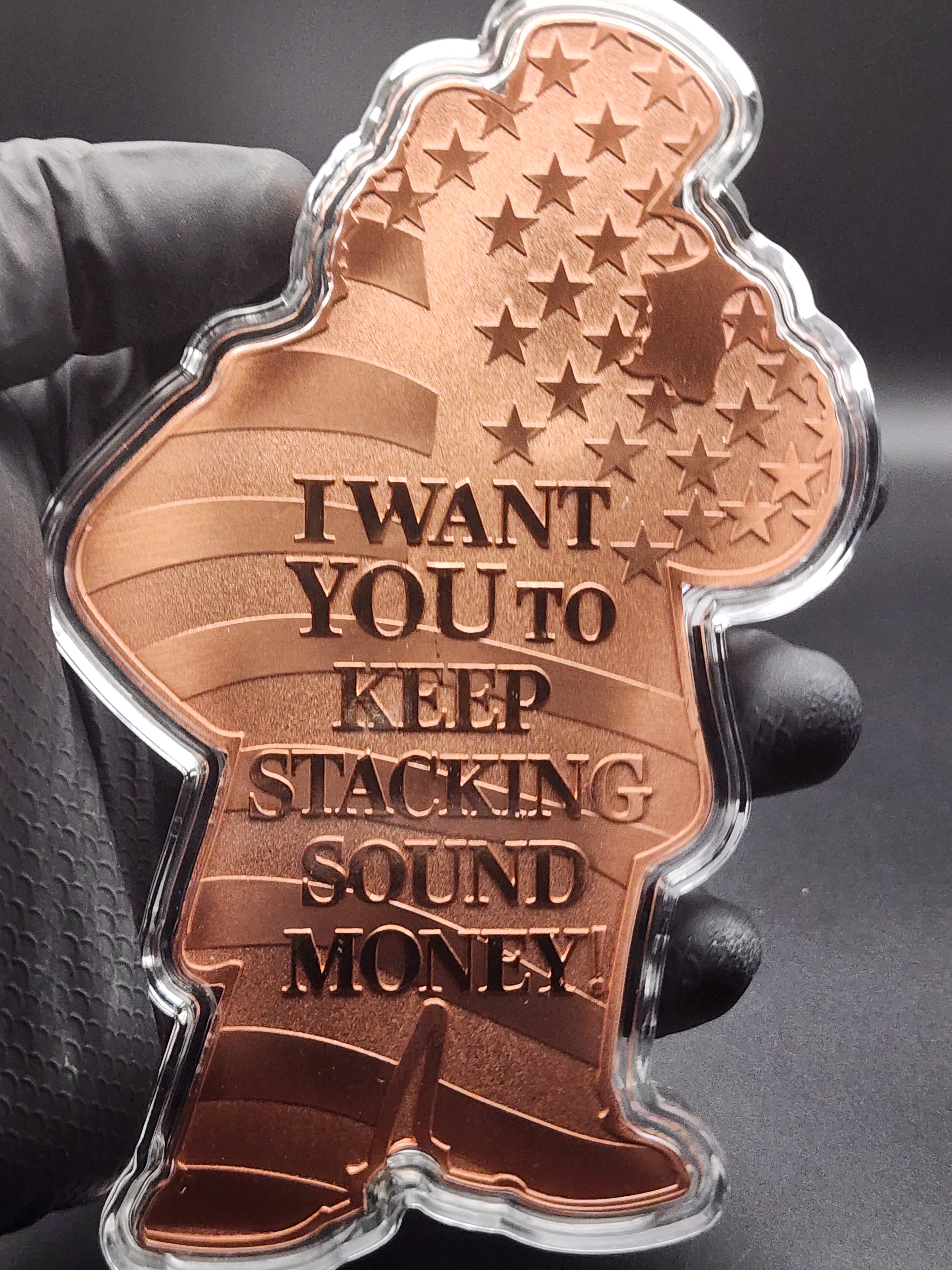 250th Liberty Bear 10oz Copper Bar (500 Mintage)