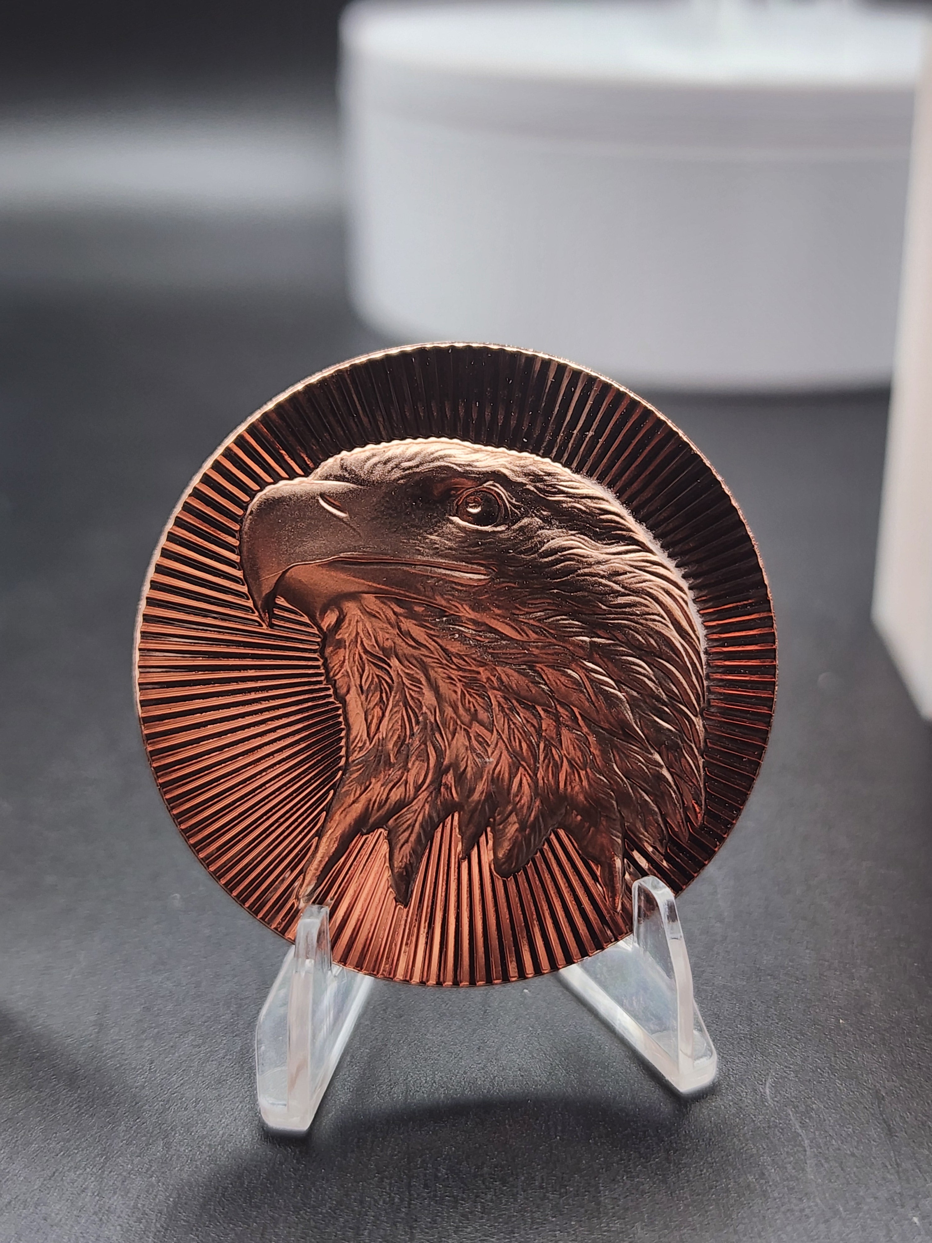 Scottsdale Eagle Stackers 1oz Copper Rounds Singles