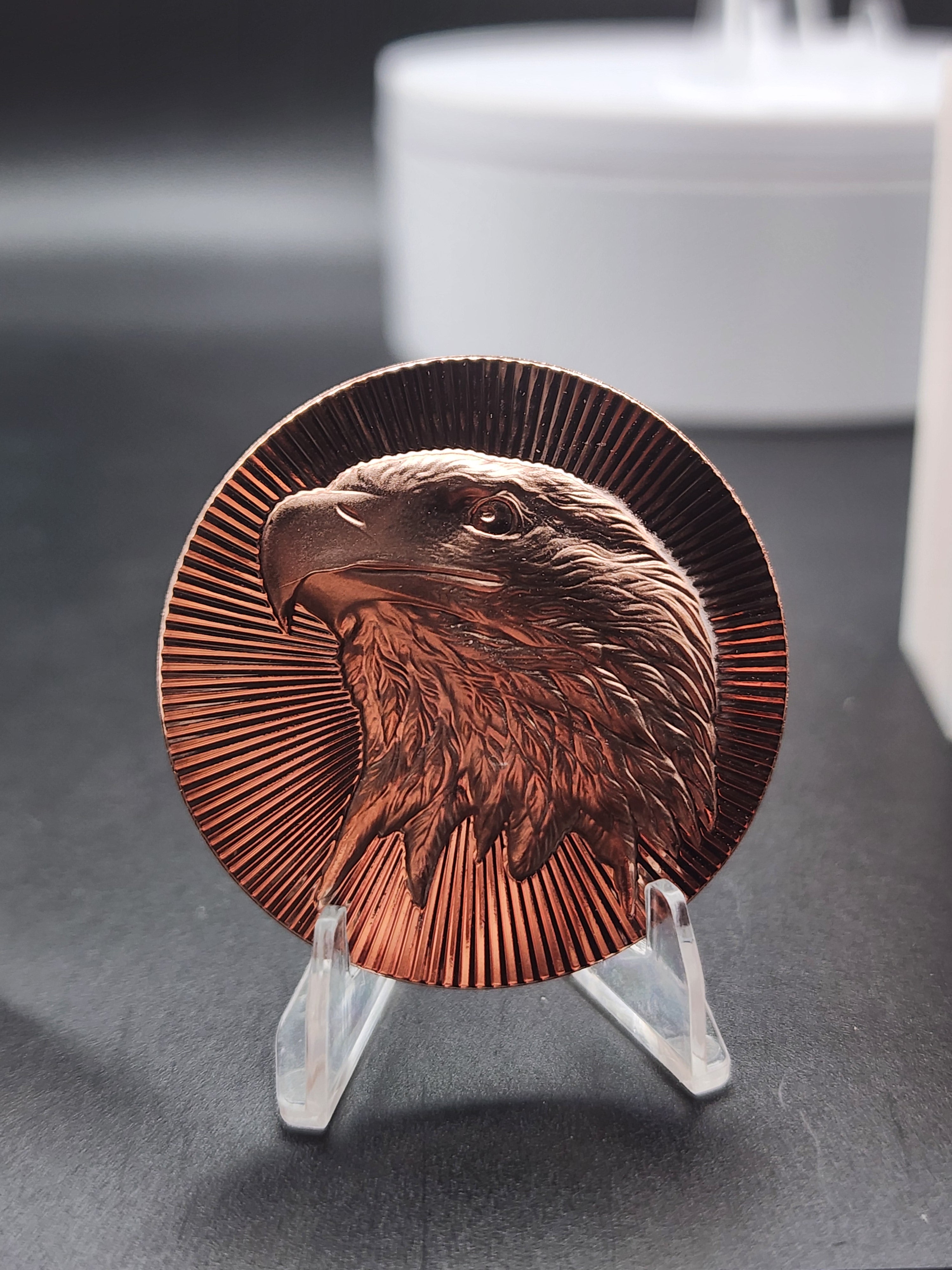 Scottsdale Eagle Stackers 1oz Copper Rounds Singles