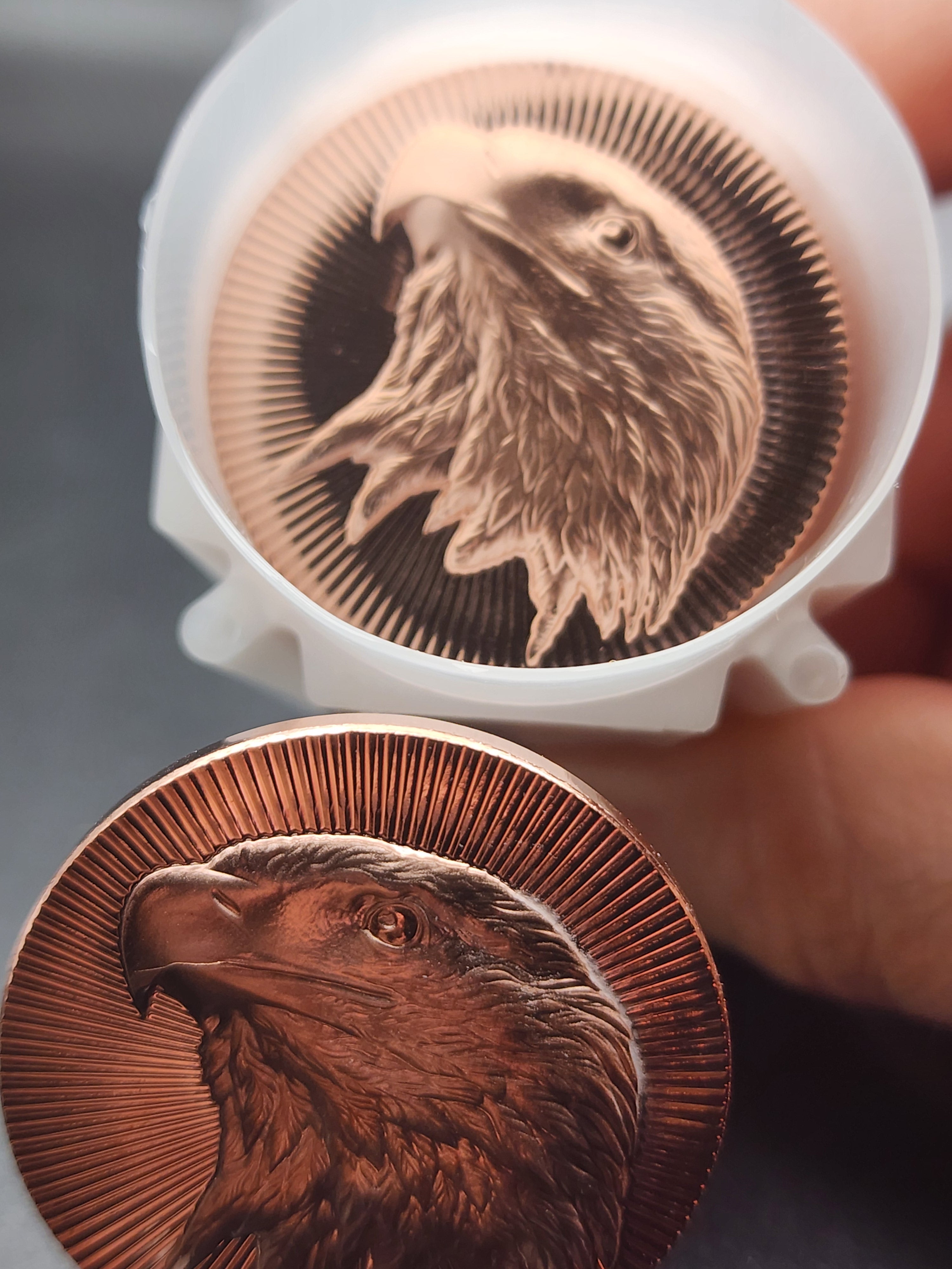 Scottsdale Eagle Stackers 1oz Copper Rounds Singles