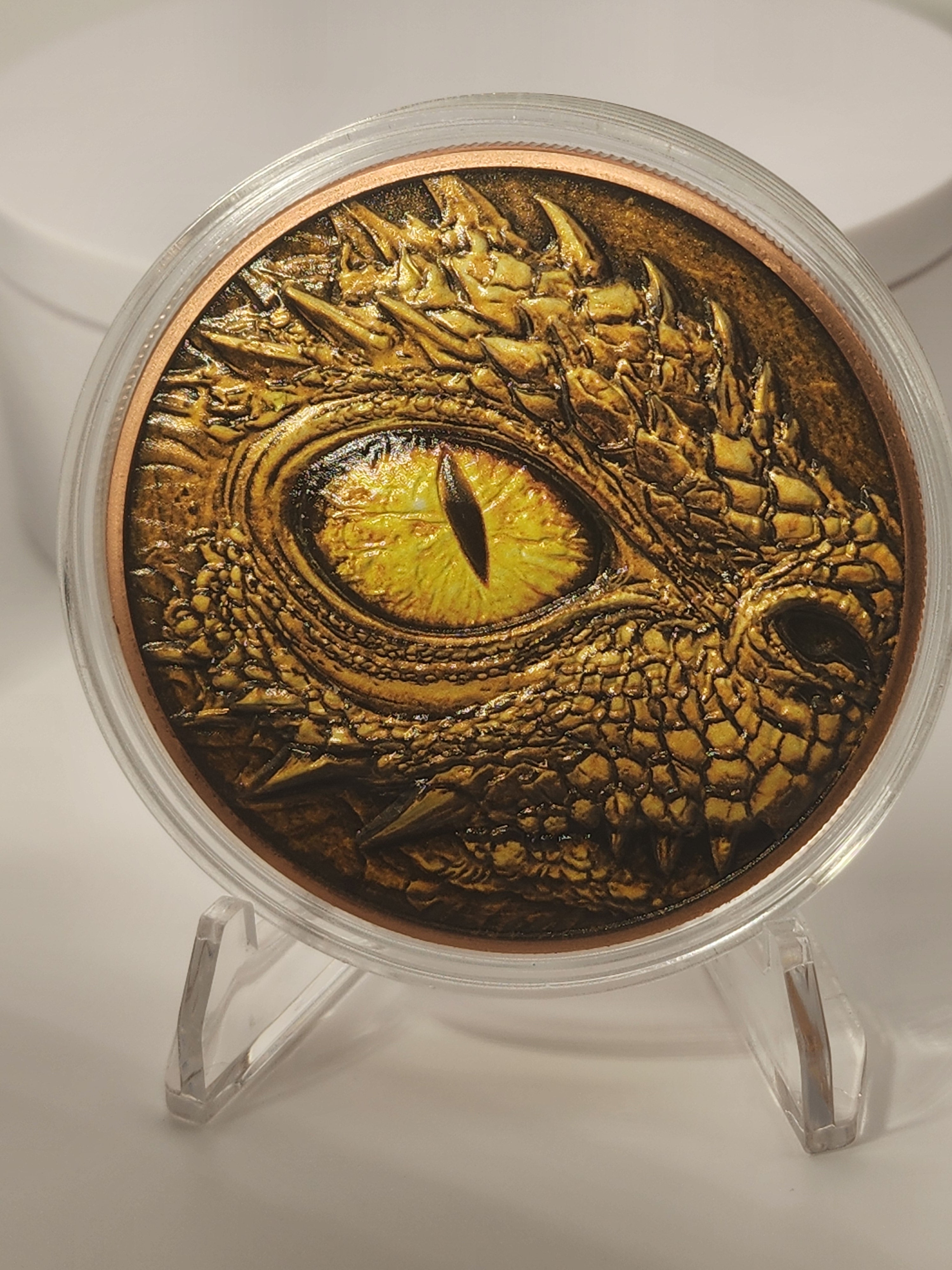 Golden Dragon 5oz Copper Round