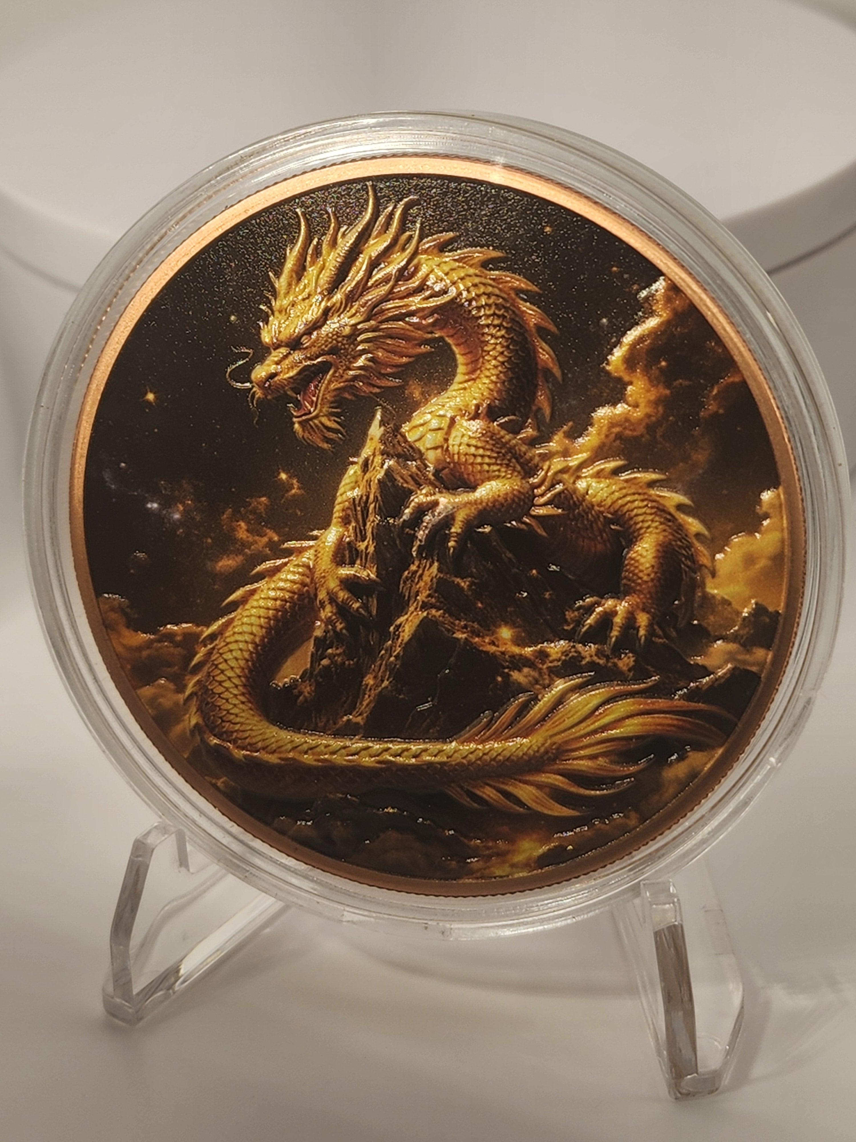 Golden Dragon 5oz Copper Round
