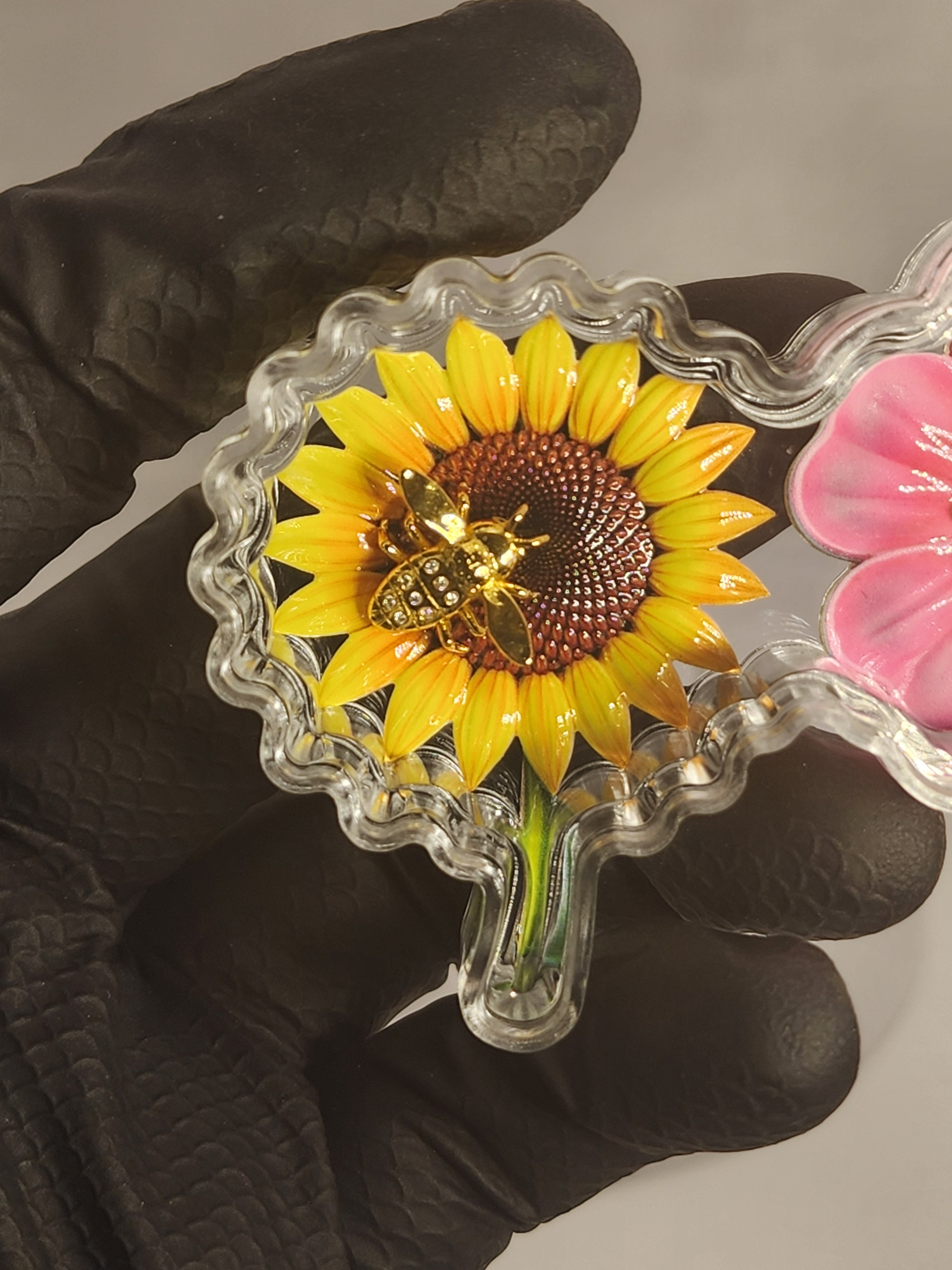 2026 Nature’s Brass Pollinators & Flowers 6 grams .999 Colorized Silver