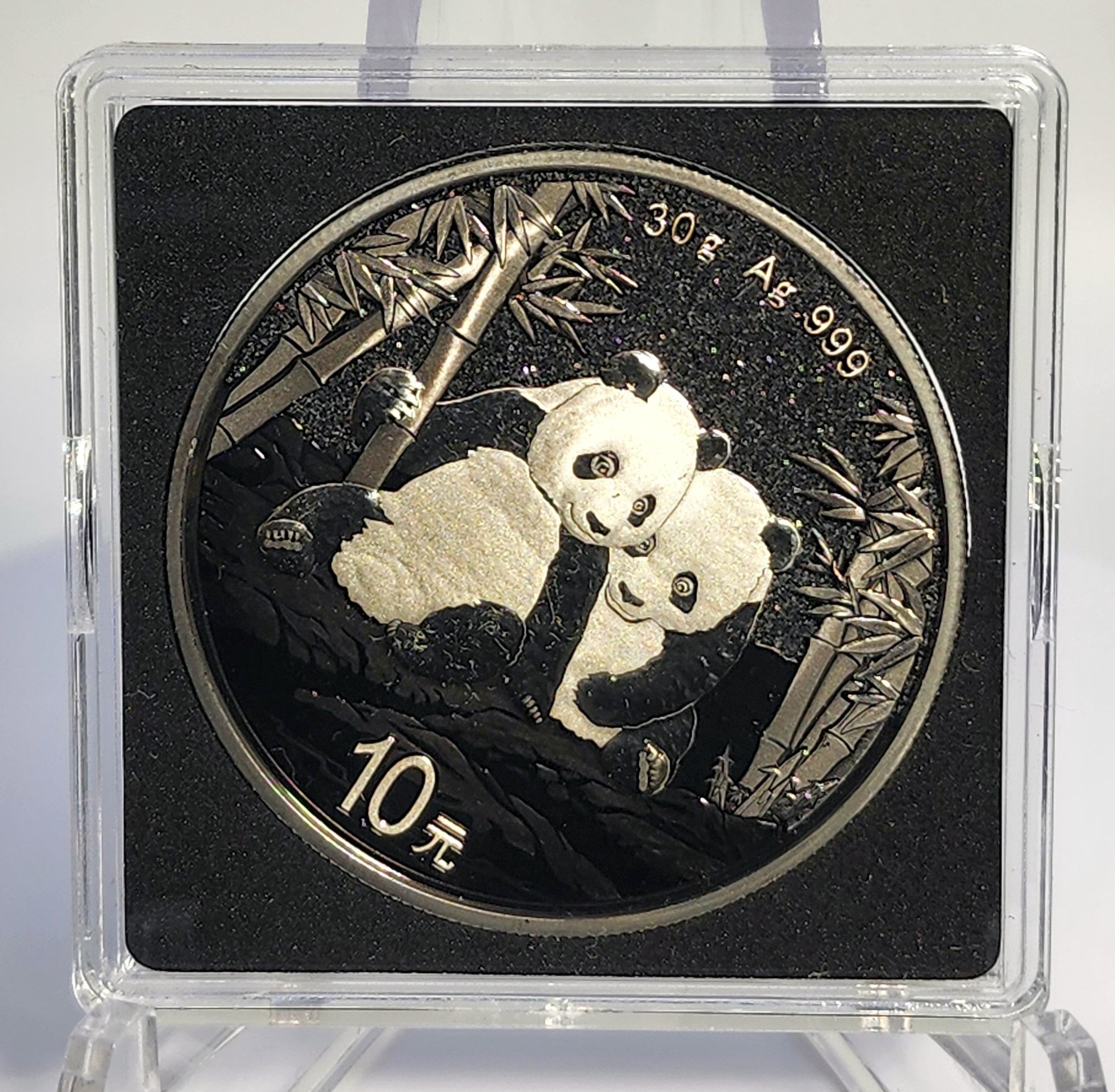 2026 China Panda Triple Black Diamond Edition 30g Silver Coin (250 Mintage)