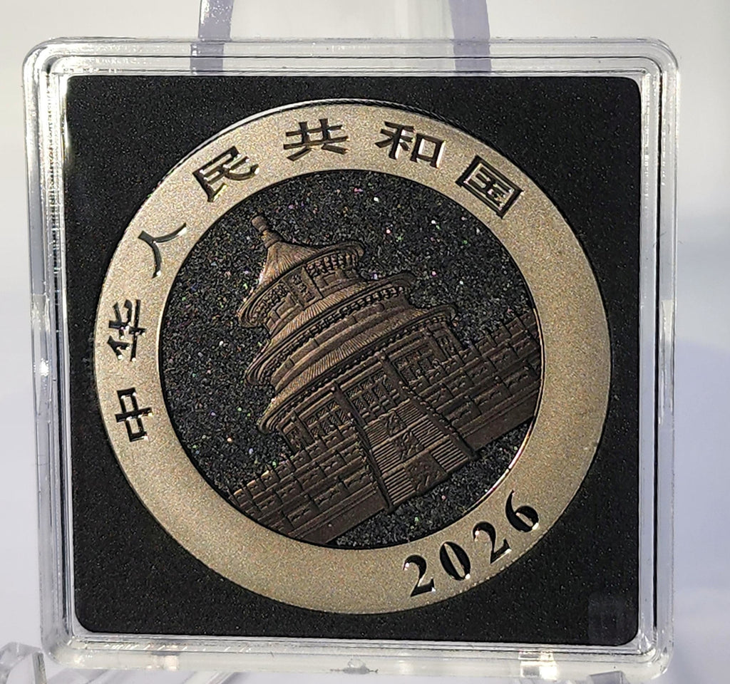 2026 China Panda Triple Black Diamond Edition 30g Silver Coin (250 Mintage)