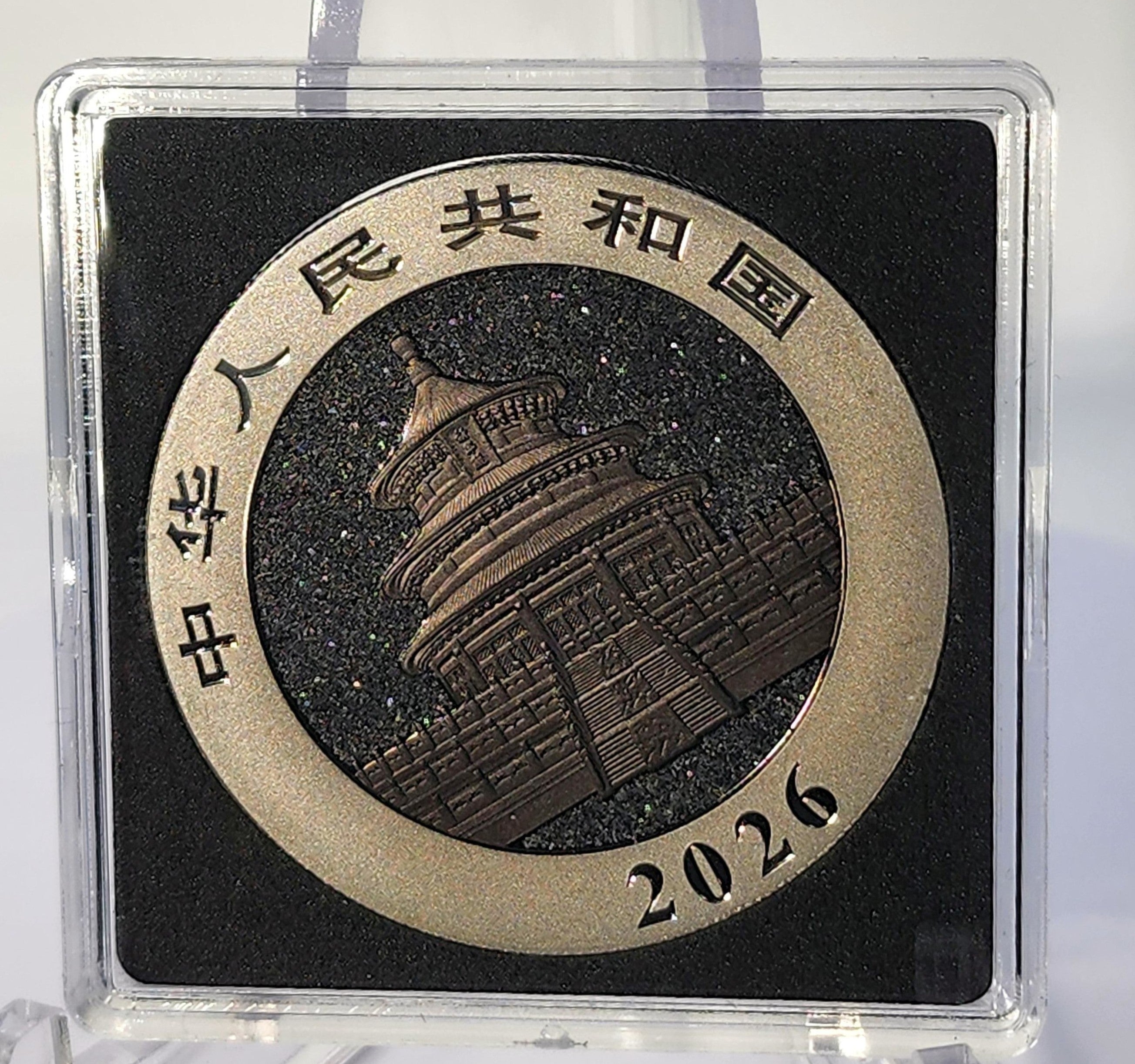 2026 China Panda Triple Black Diamond Edition 30g Silver Coin (250 Mintage)