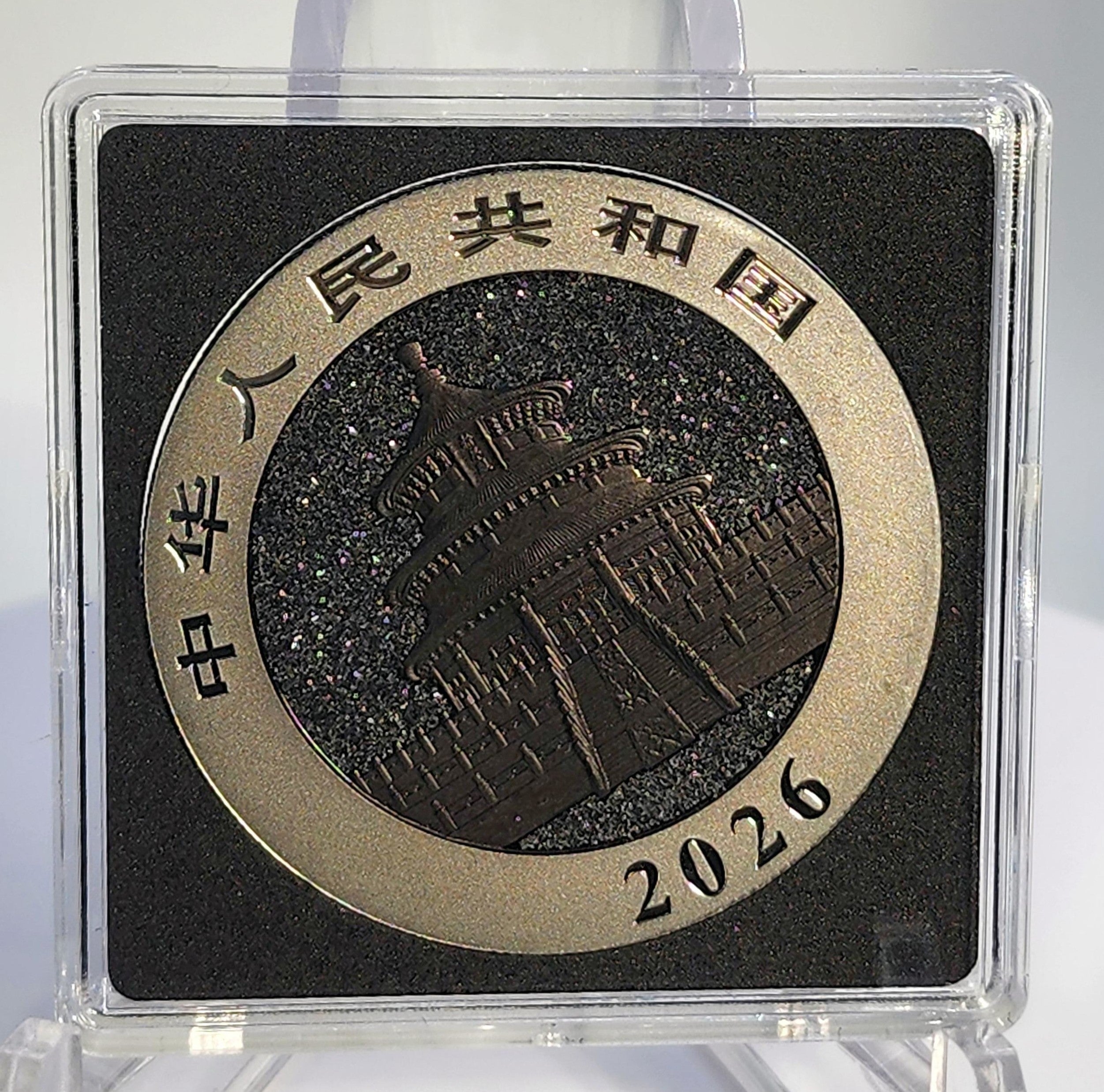 2026 China Panda Triple Black Diamond Edition 30g Silver Coin (250 Mintage)