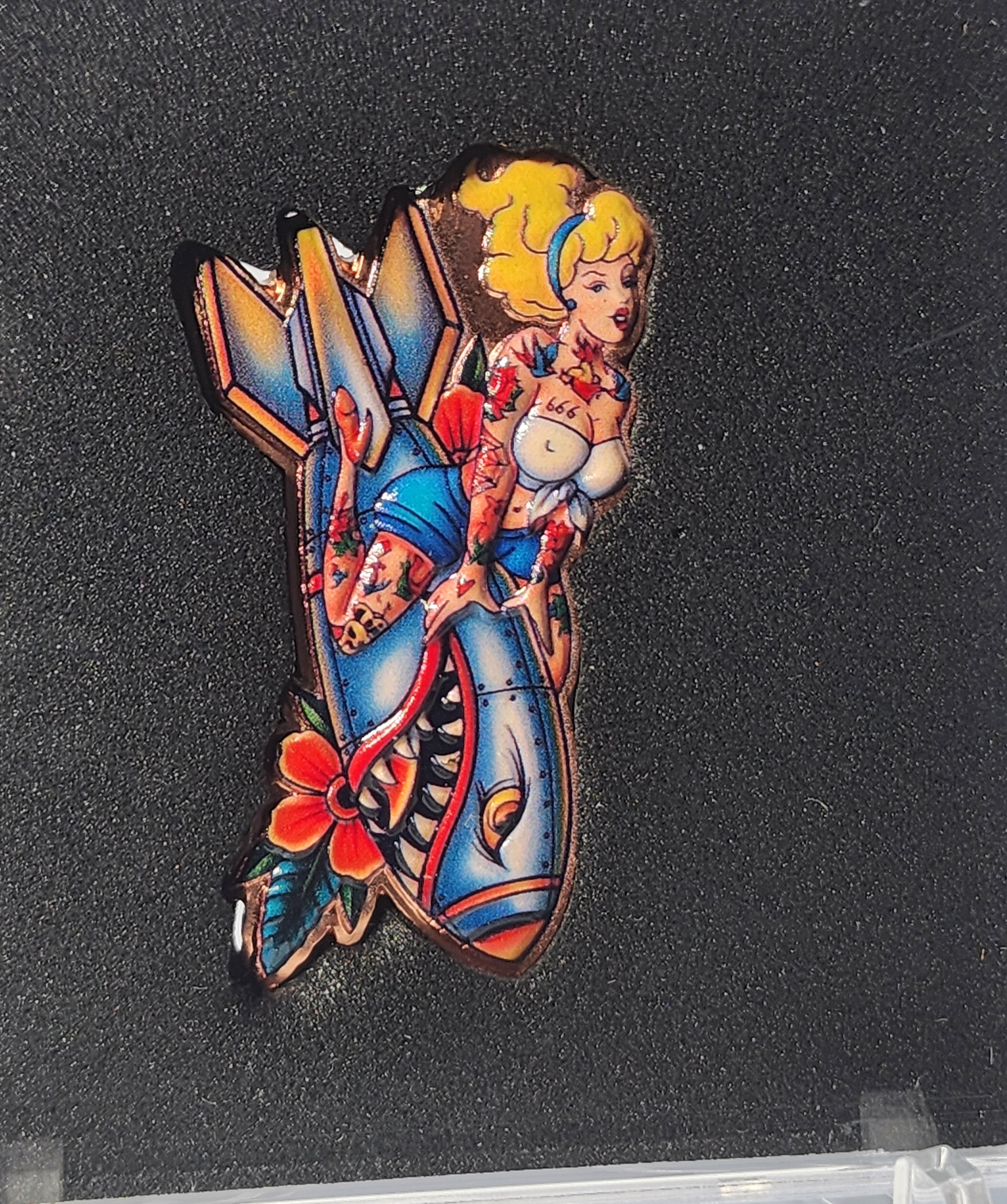 Bomber Girl 1oz Copper Medal