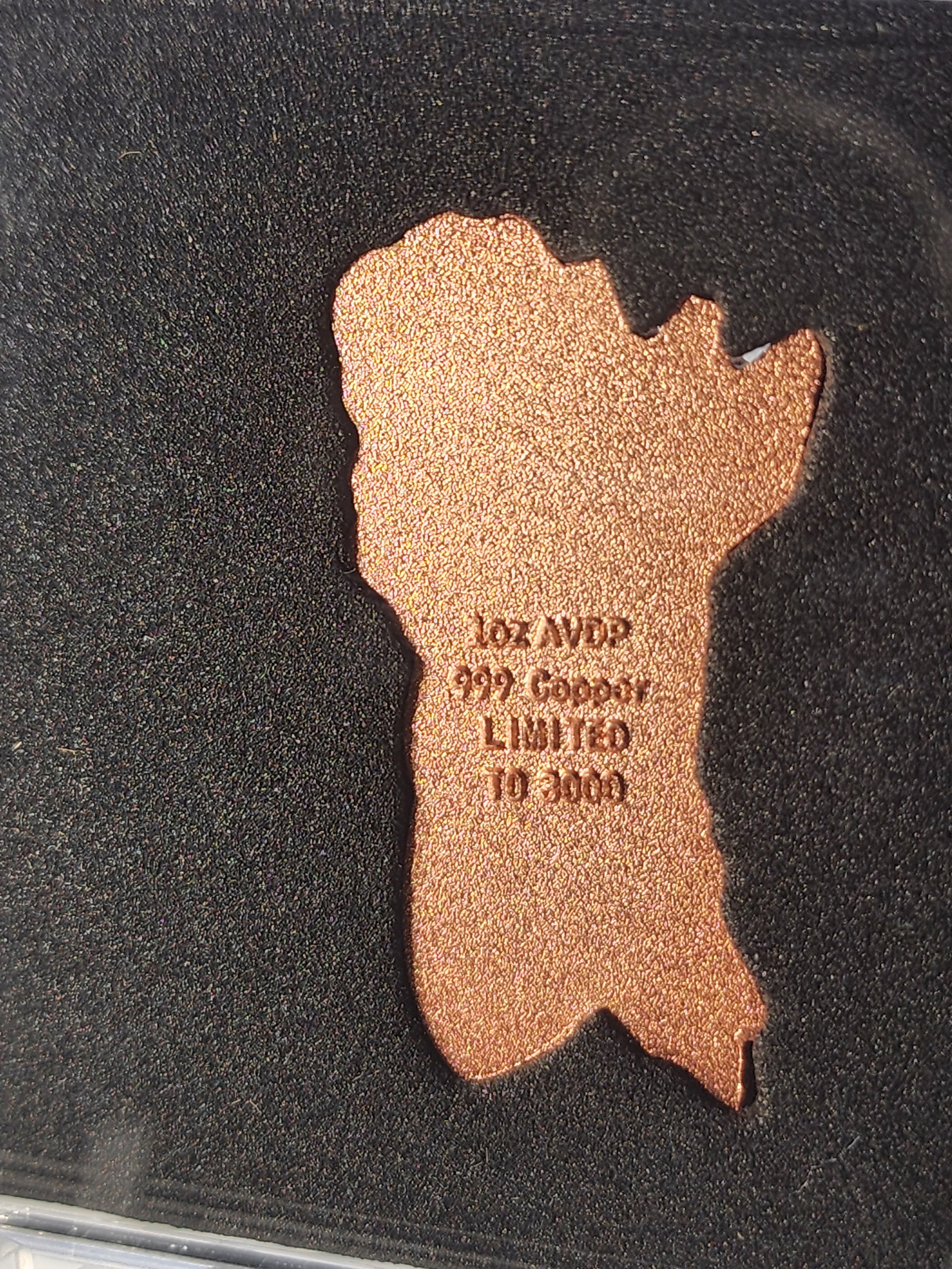 Bomber Girl 1oz Copper Medal