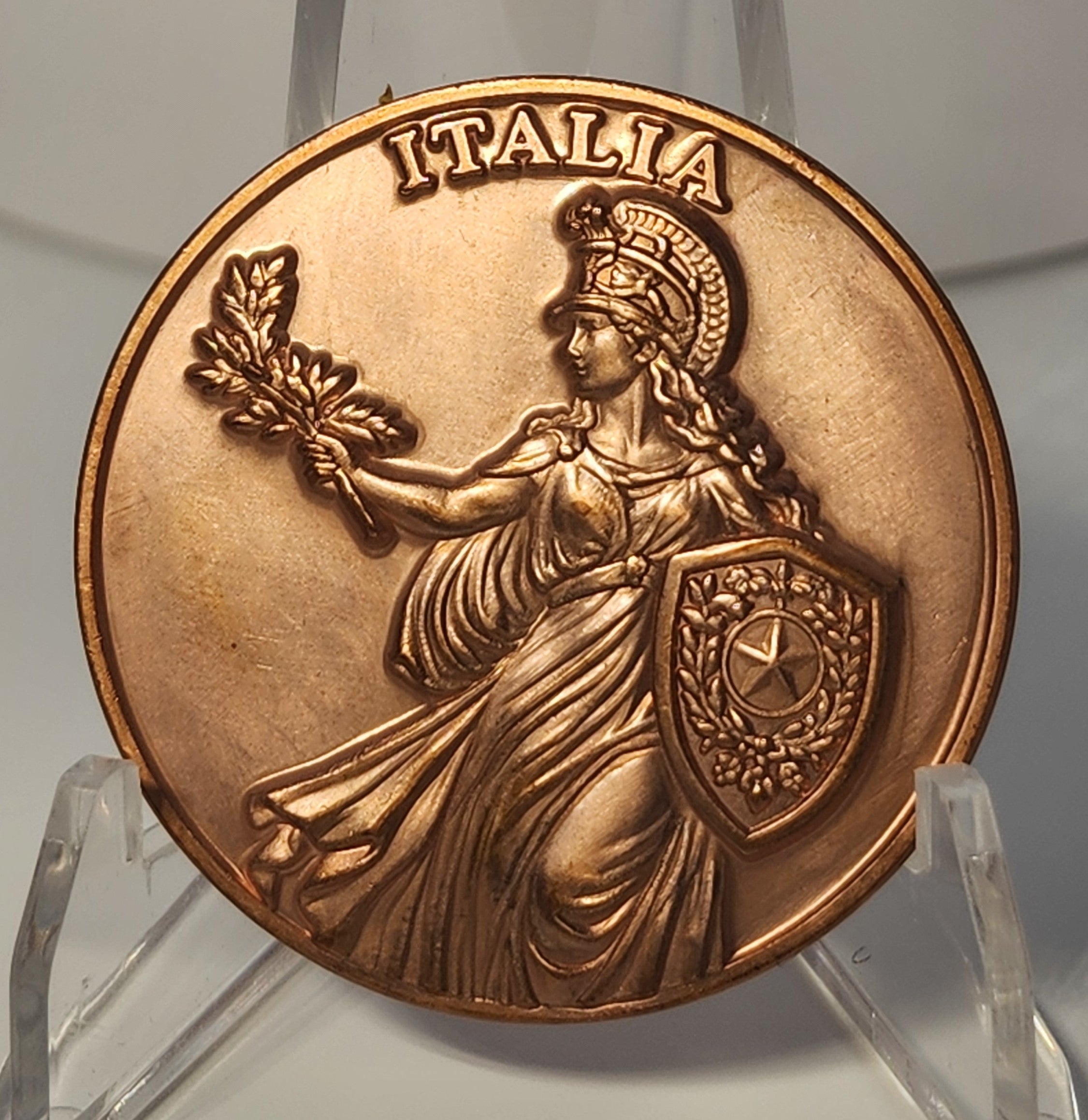 The First Italian 1 oz Copper Round