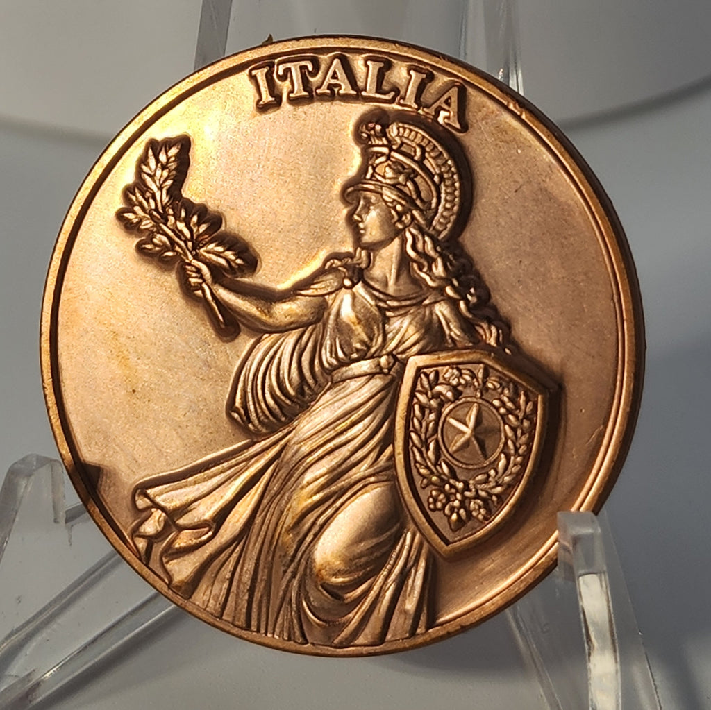 The First Italian 1 oz Copper Round