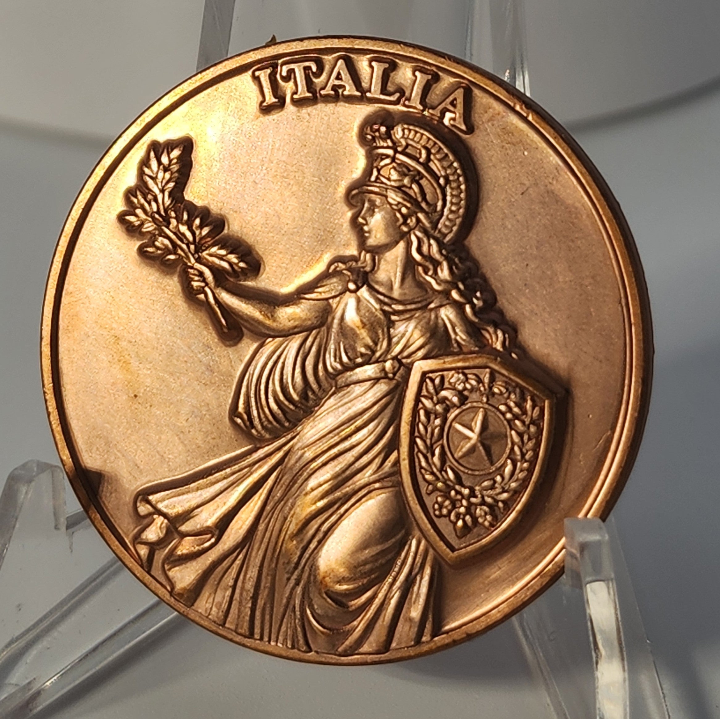 The First Italian 1 oz Copper Round