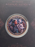 North American Wildlife Series- Navajo Nation Spirit of the Wolf 1 oz Copper Medal