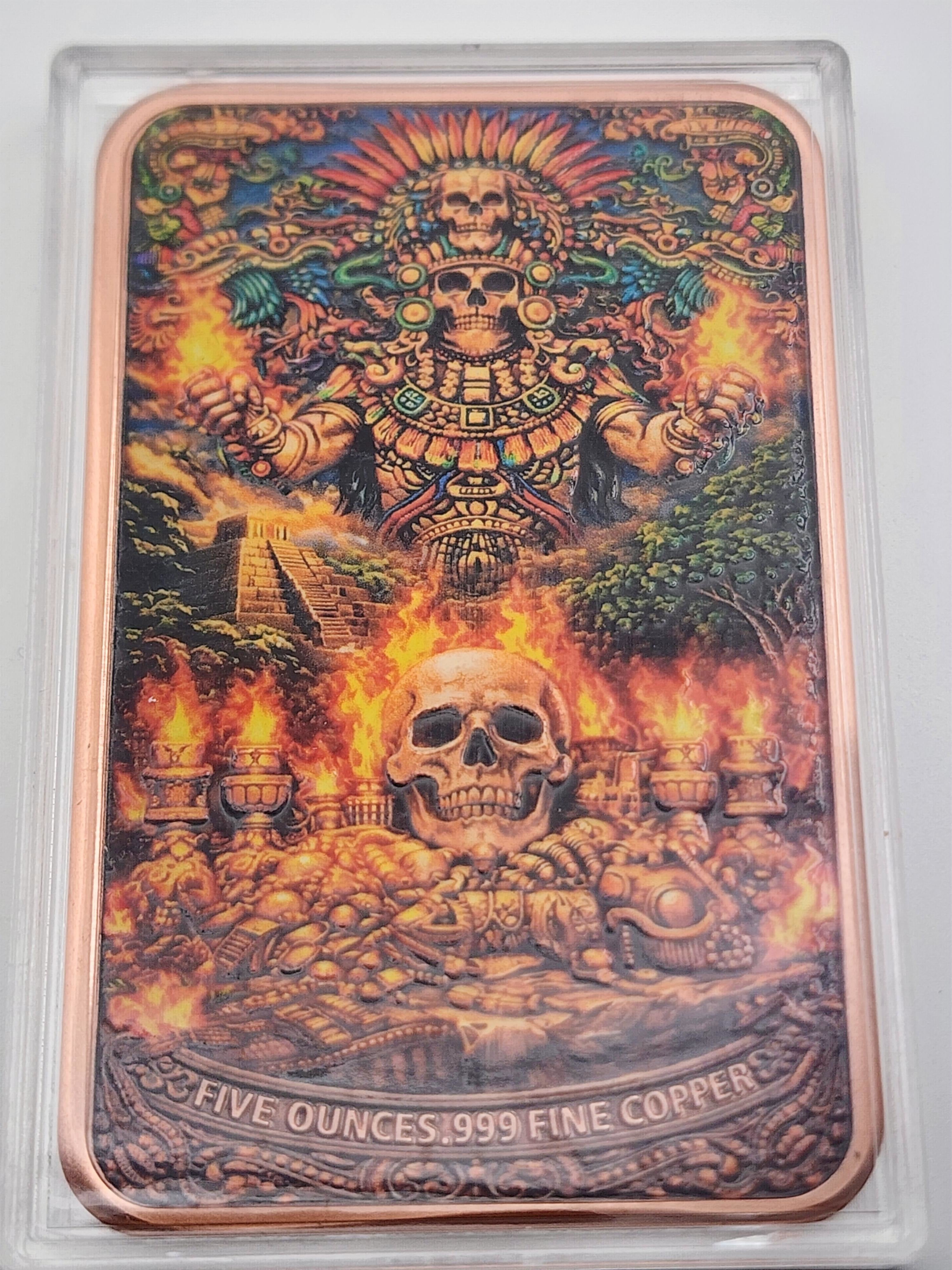 Aztec Ritual 5 oz Copper Bar