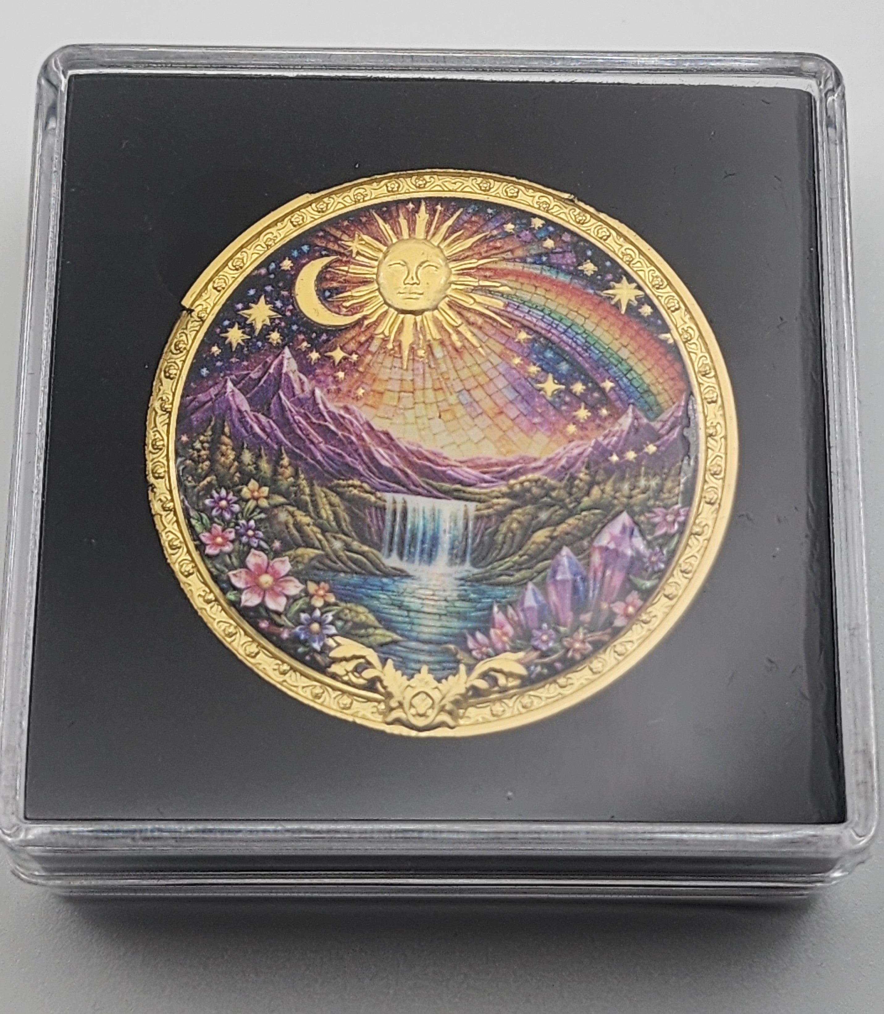Unicorn Mythic Mosaic 1 oz Copper Round