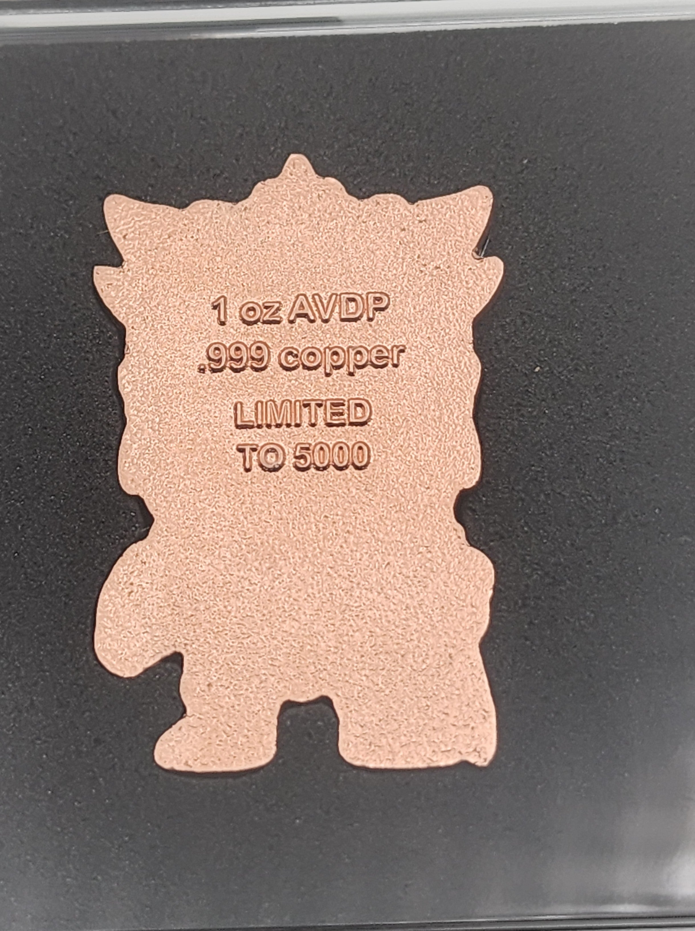 Aztecito Warrior 1 oz Copper Medal