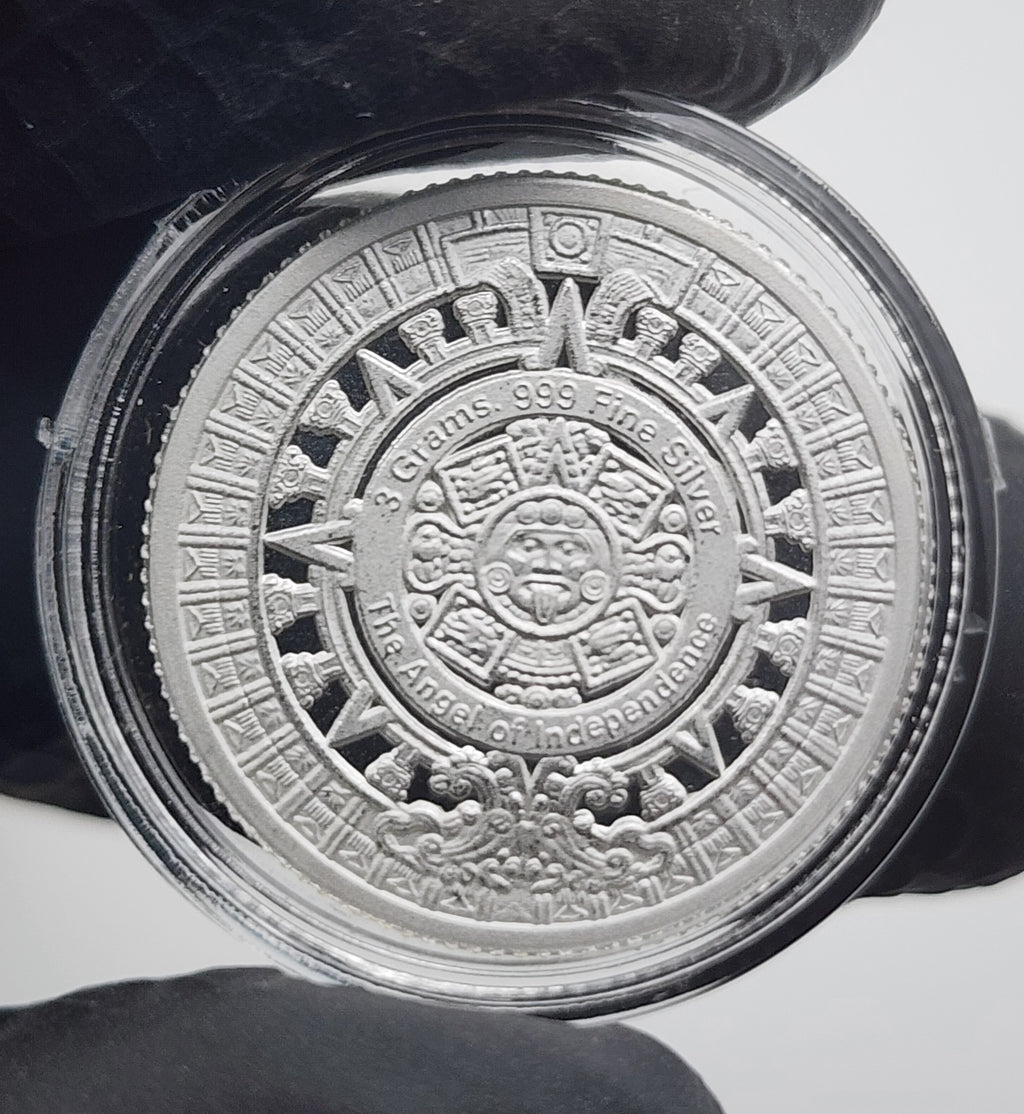 Aztec Culture Libertad 3g Silver Round