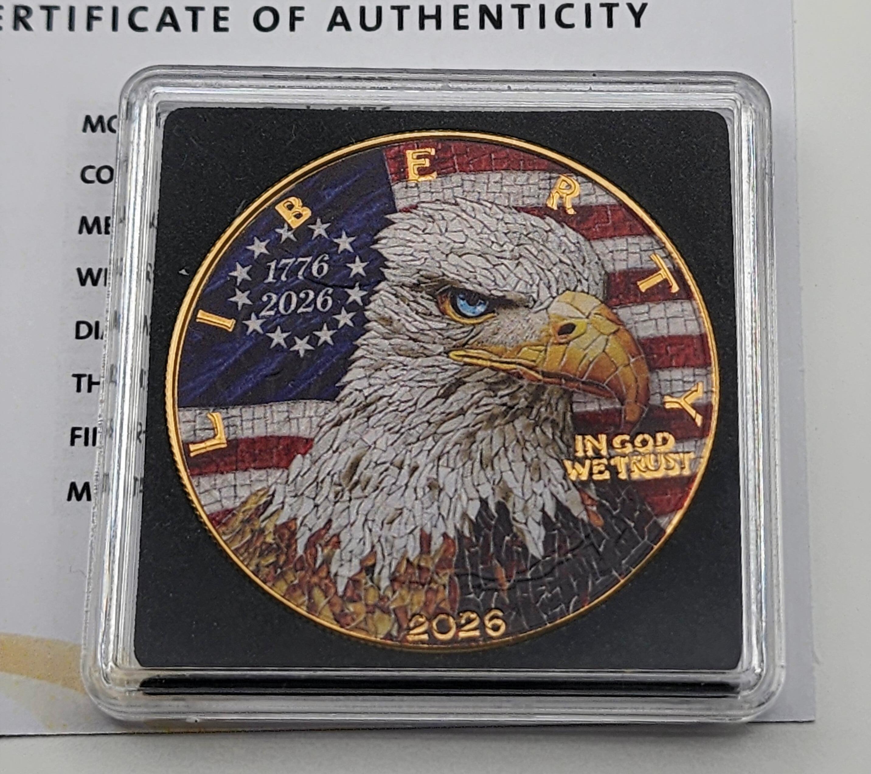 2026 American Silver Eagle - Mosaic Eagle Edition 1 oz Silver Coin