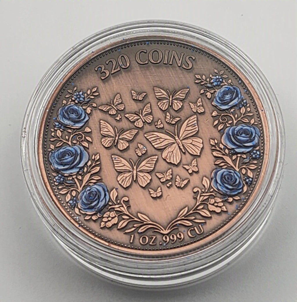 Metalmorphosis Butterfly 1 oz Copper Round