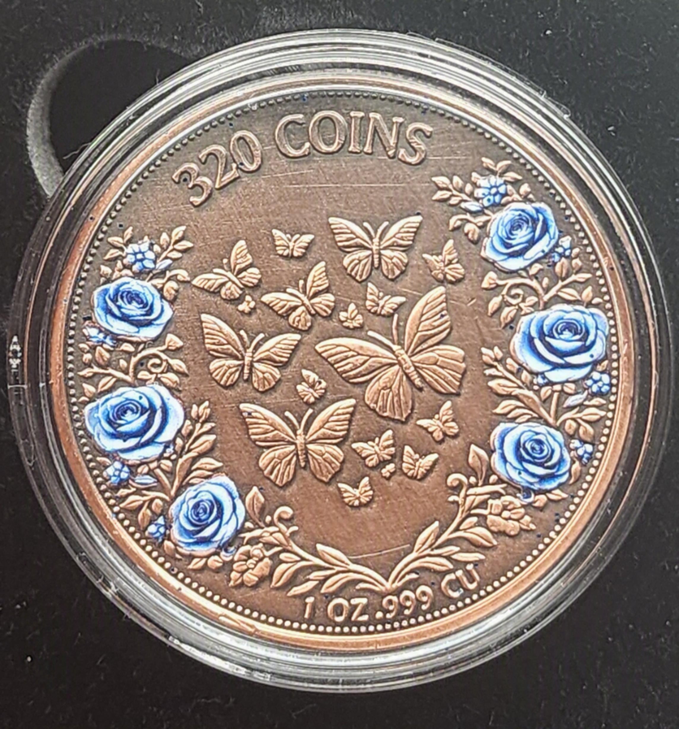 Metalmorphosis Butterfly 1 oz Copper Round