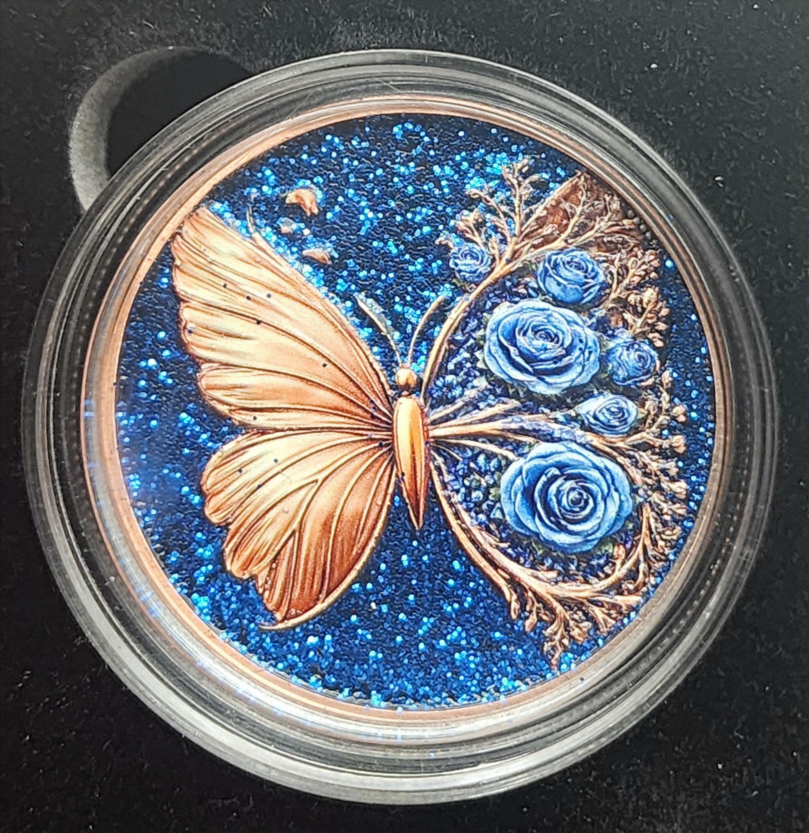 Metalmorphosis Butterfly 1 oz Copper Round