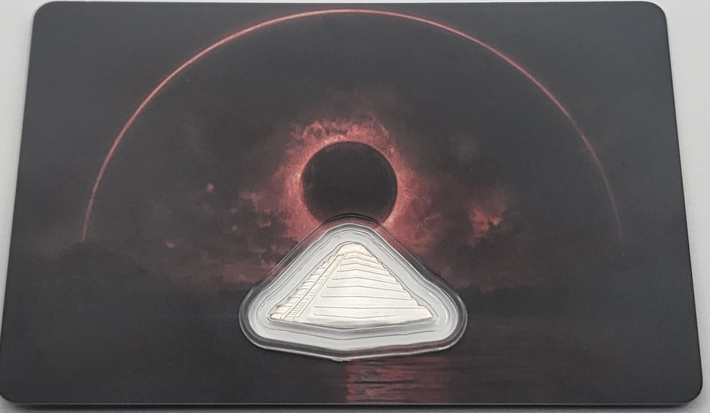 Aztec Pyramid 1 gram Silver Carded