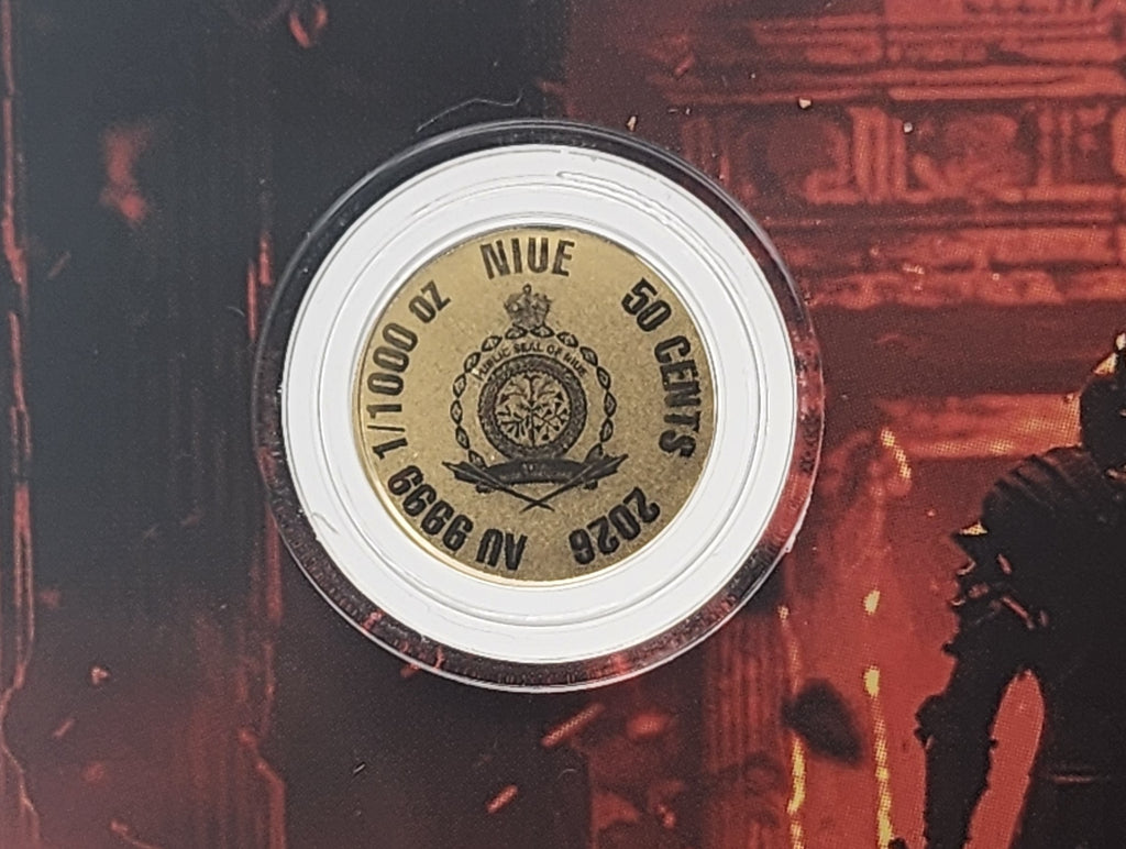2026 God of War Ares 1/1000th oz Gold Coin