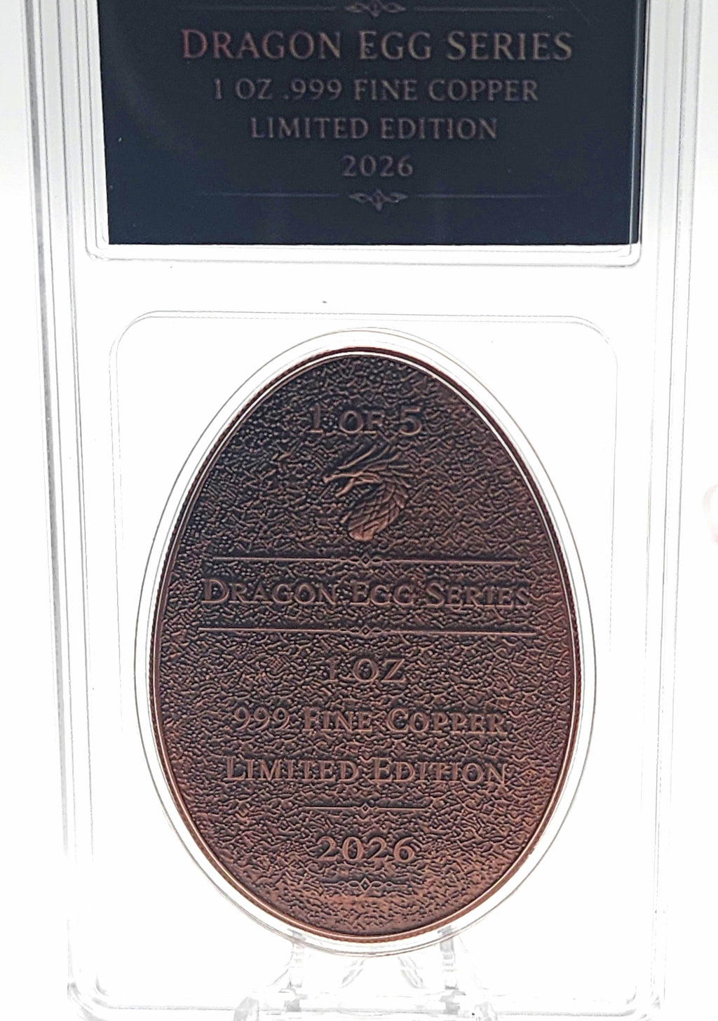 Dragon Egg Series: Ember 1oz Copper | First in Series