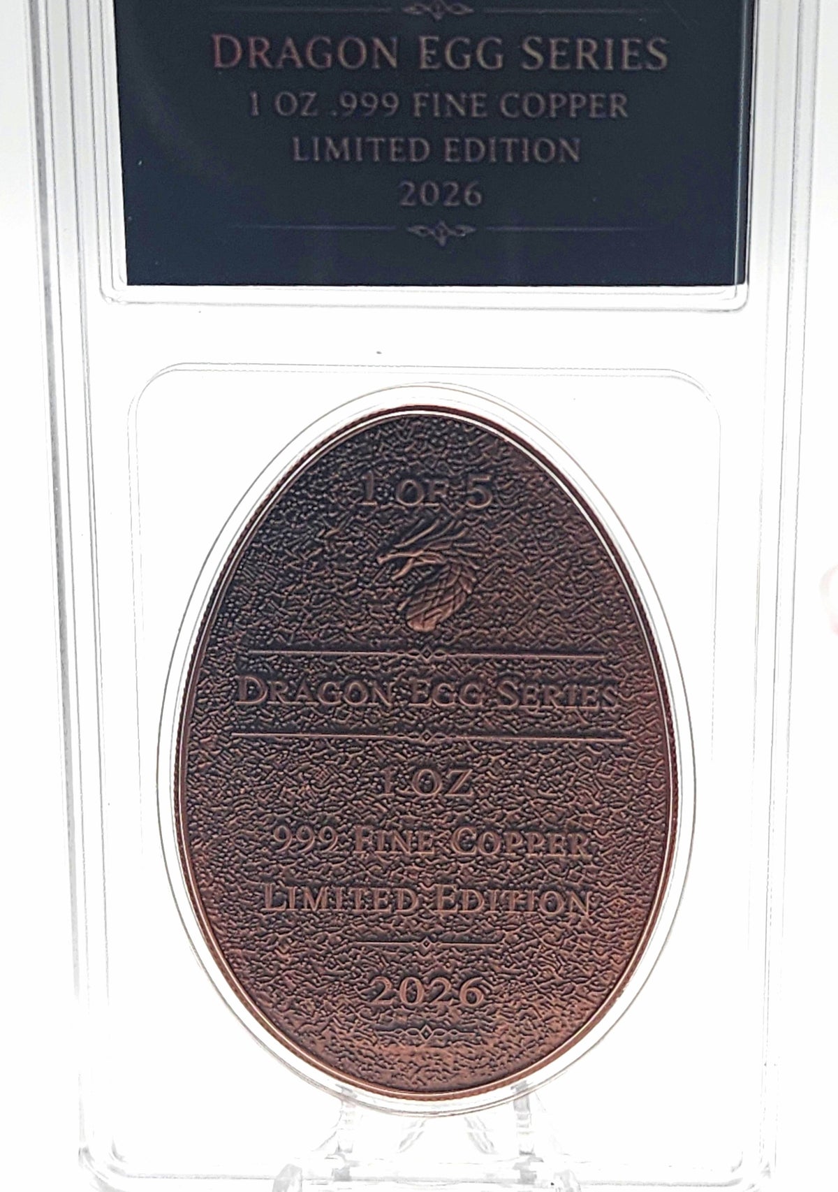 Dragon Egg Series: Ember 1oz Copper | First in Series