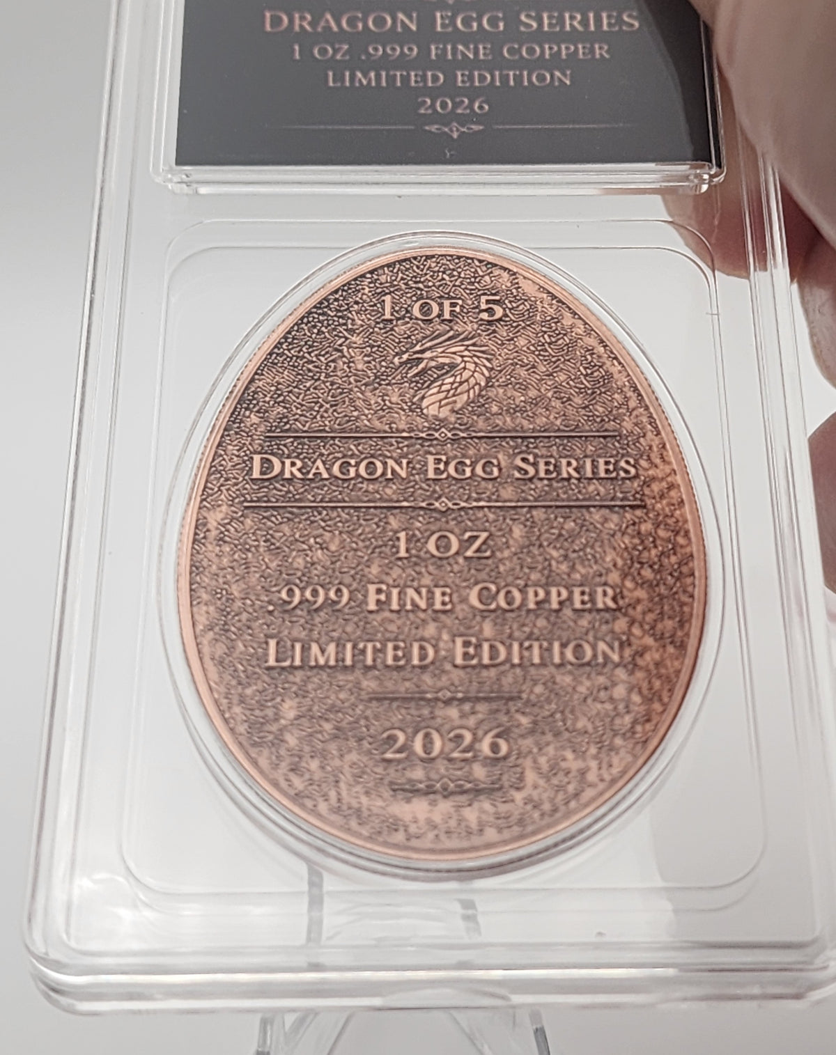 Dragon Egg Series: Ember 1oz Copper | First in Series