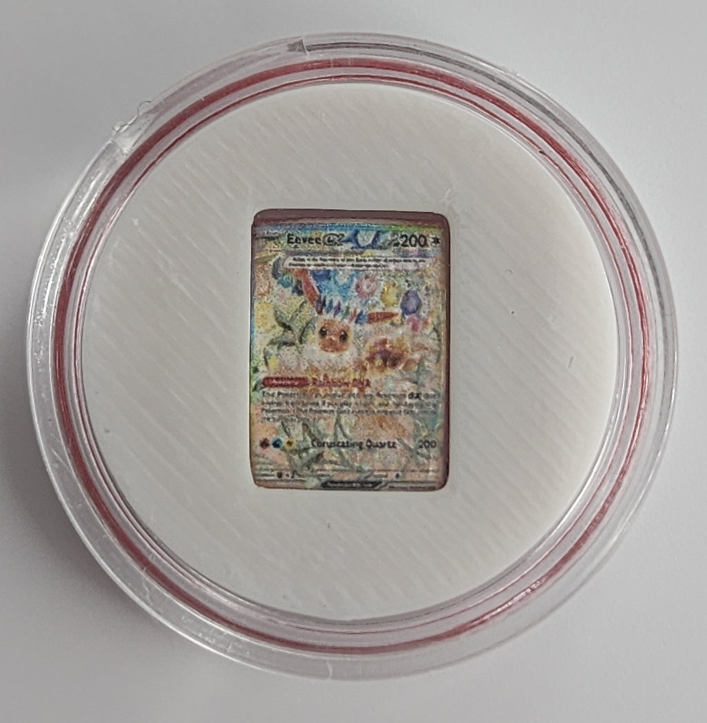 Valcambi 1g Silver Eevee & Evolutions Pokémon Card Bar Set