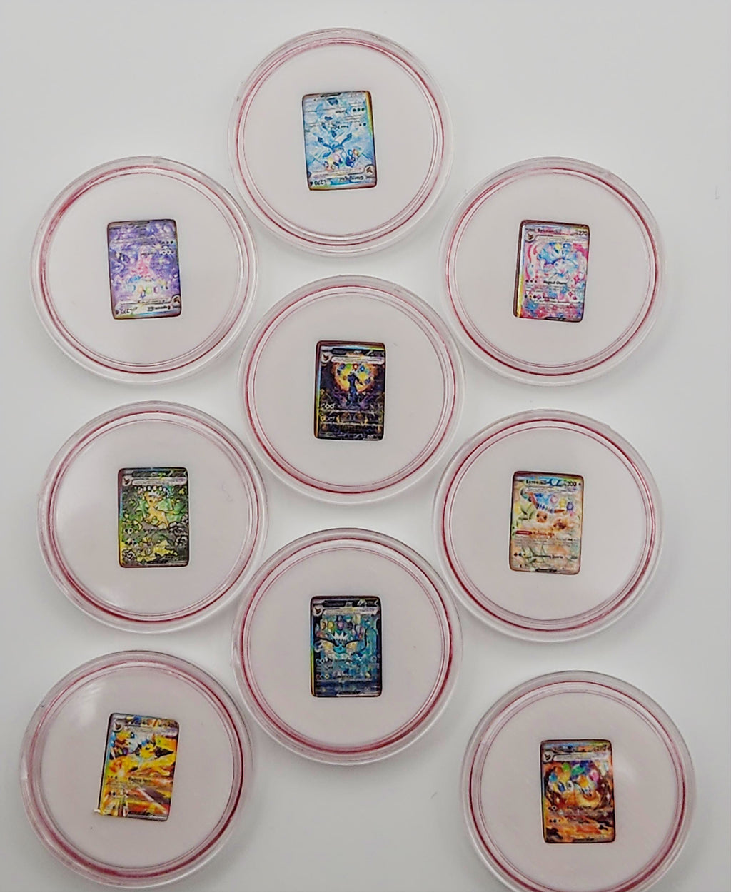 Valcambi 1g Silver Eevee & Evolutions Pokémon Card Bar Set