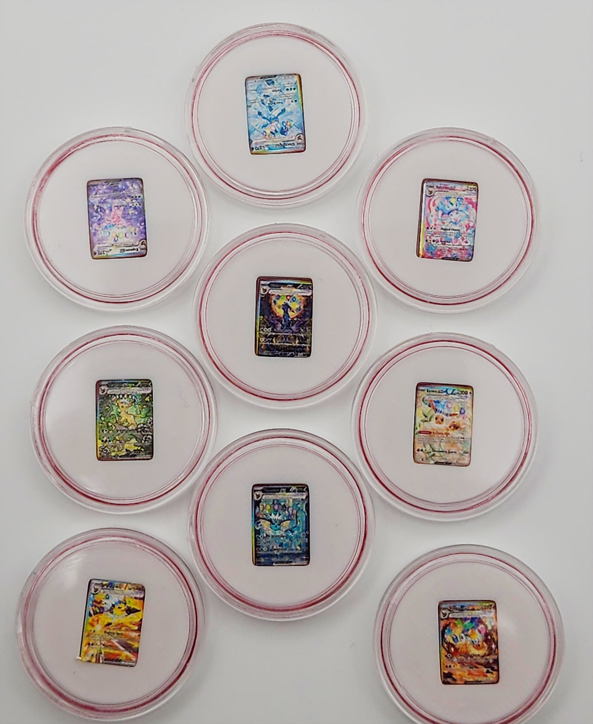 Valcambi 1g Silver Eevee & Evolutions Pokémon Card Bar Set