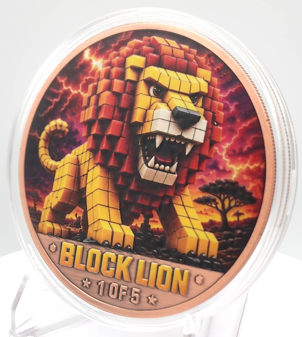 2026 Block Lion 5 oz Copper Round | Series First