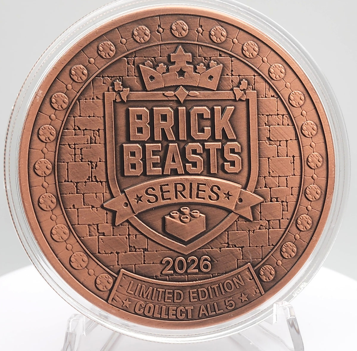 2026 Block Lion 5 oz Copper Round | Series First