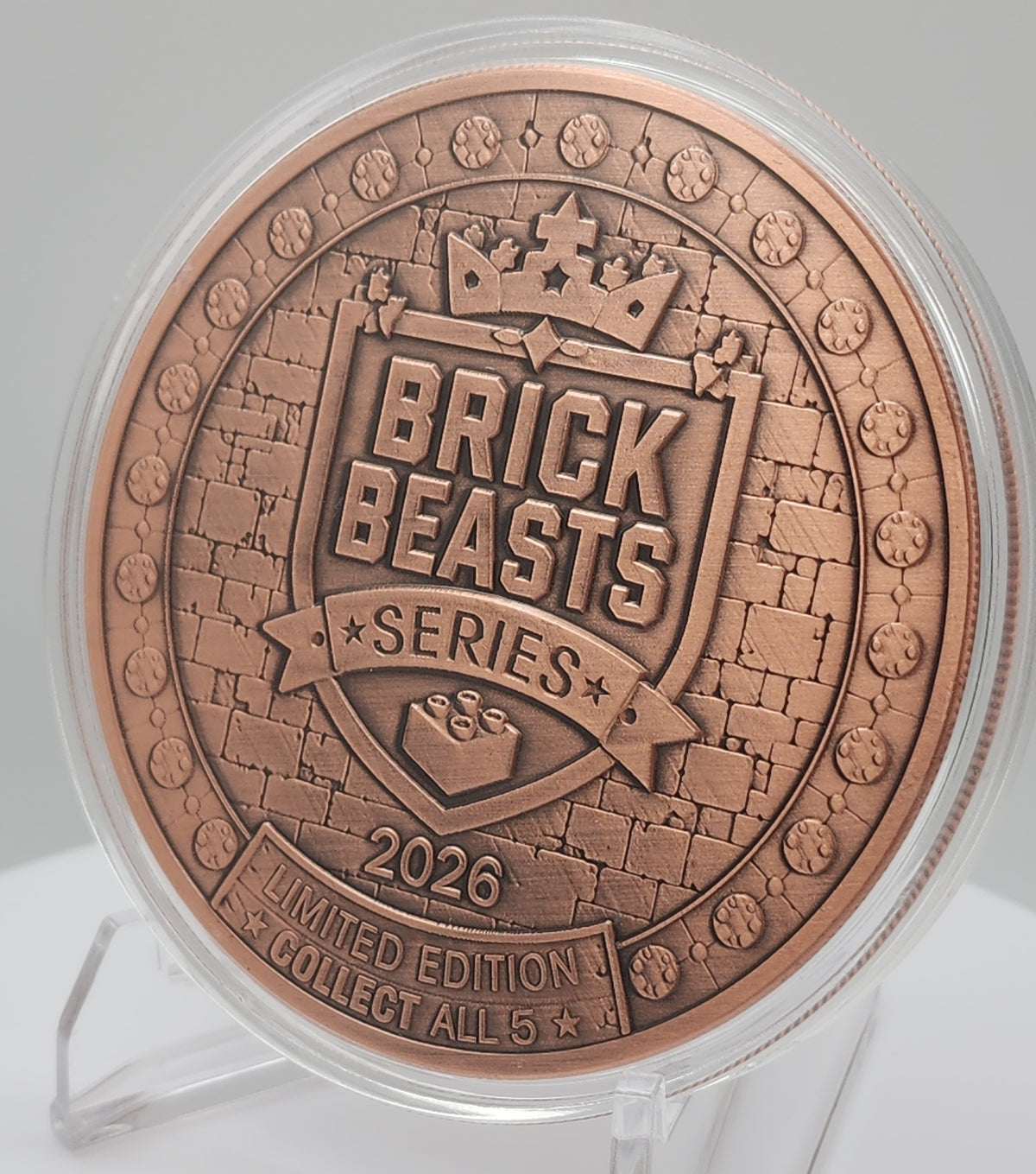 2026 Block Lion 5 oz Copper Round | Series First