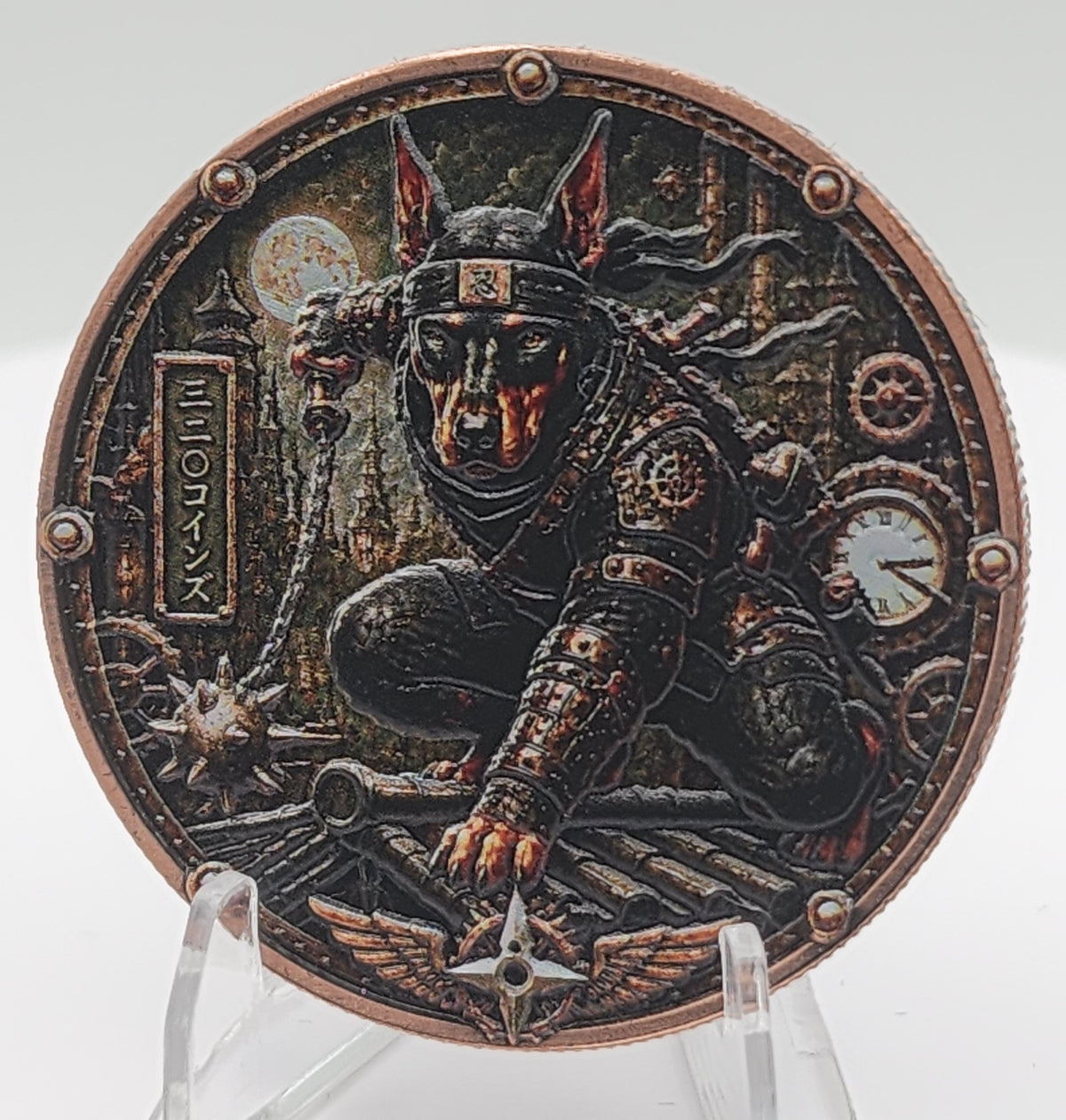 SteamPaws Series | Steel Shadow 1 oz .999 Copper Round