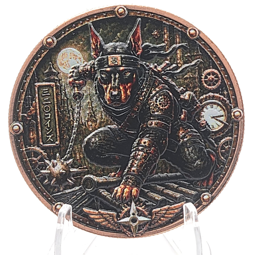 SteamPaws Series | Steel Shadow 1 oz .999 Copper Round