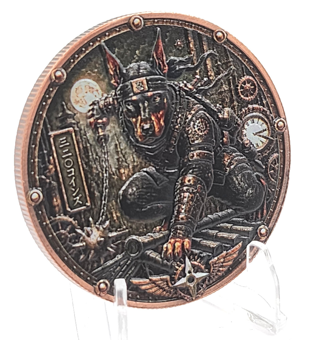 SteamPaws Series | Steel Shadow 1 oz .999 Copper Round