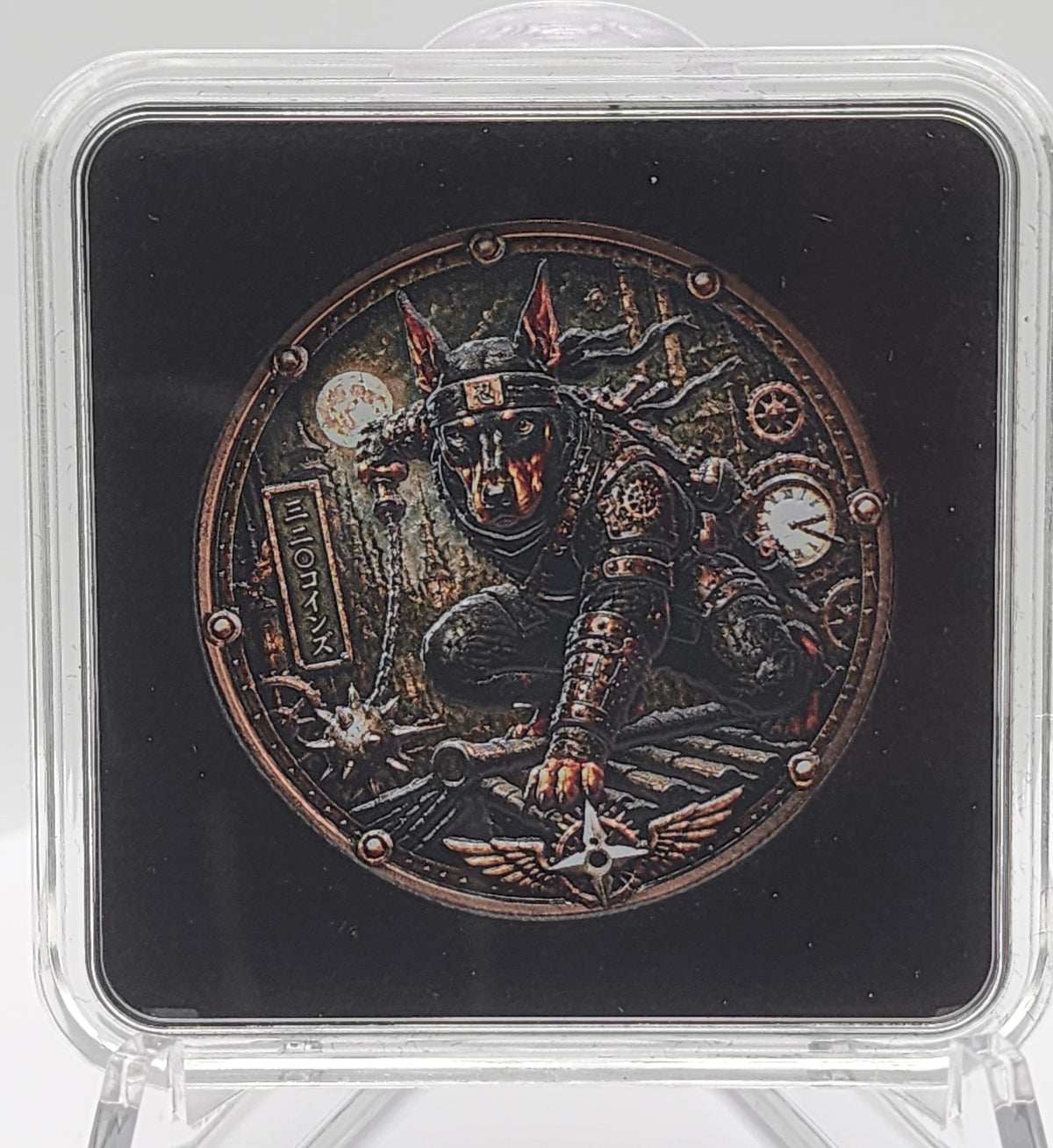 SteamPaws Series | Steel Shadow 1 oz .999 Copper Round