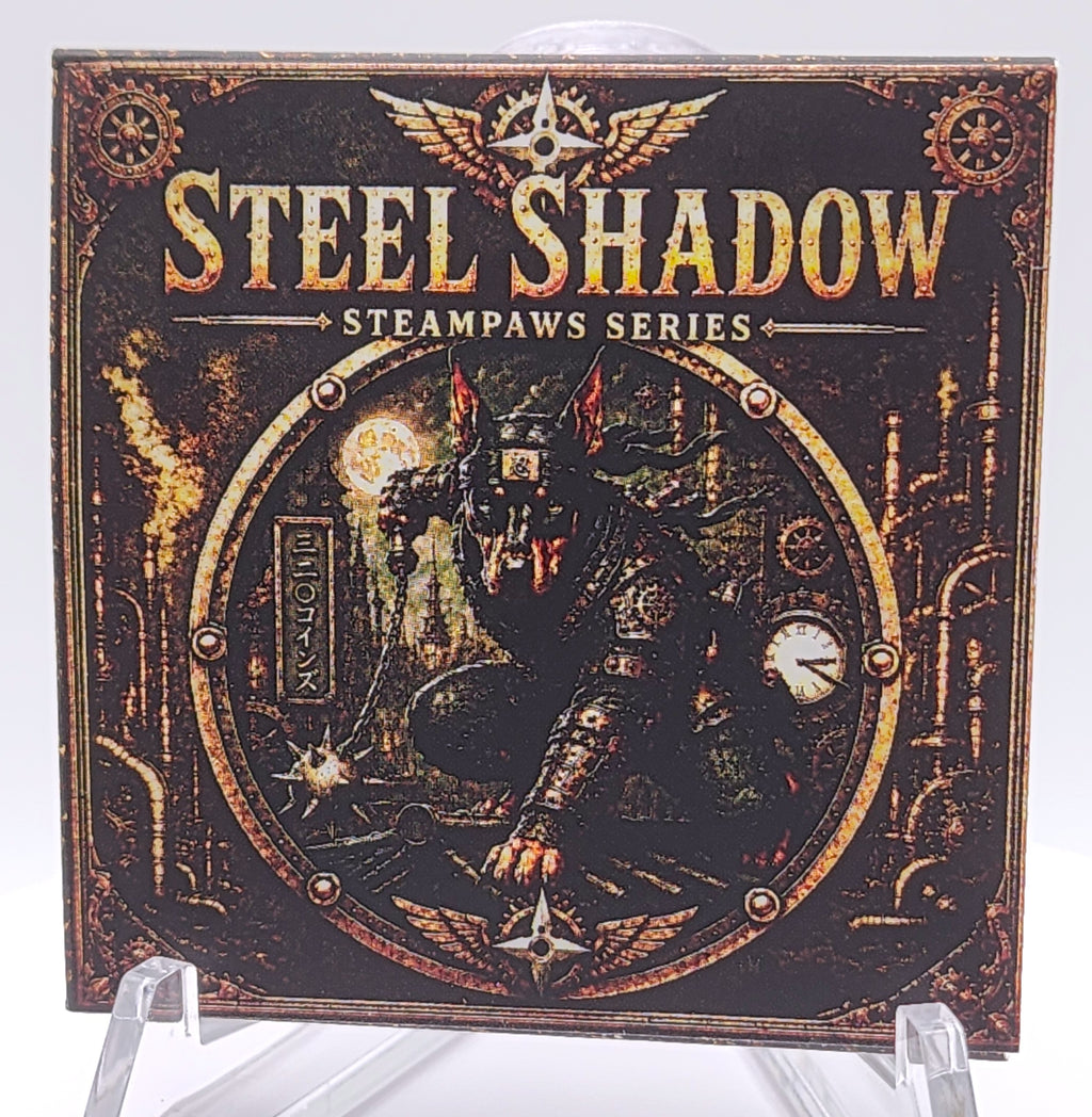 SteamPaws Series | Steel Shadow 1 oz .999 Copper Round