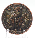 SteamPaws Series | Purrlock Holmes 1 oz .999 Copper Round