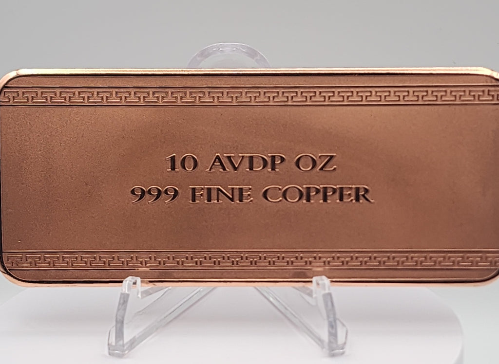 2026 Parthenon Colorized 10oz .999 Copper Bar